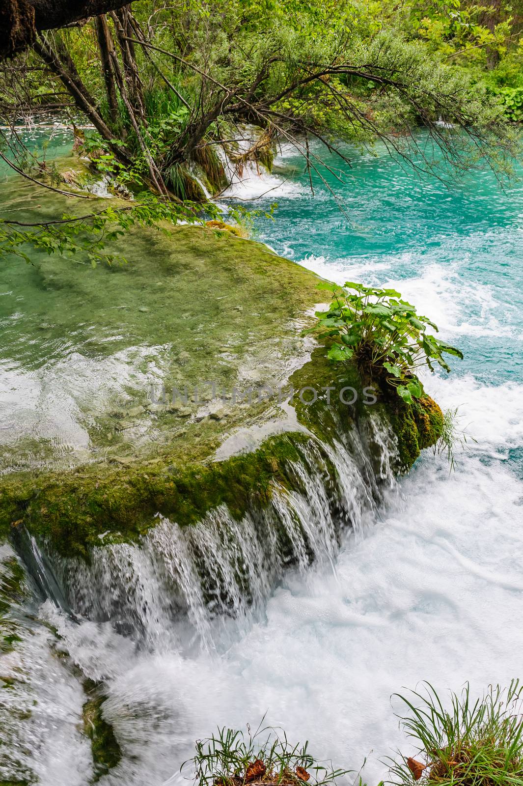 Waterfalls in Plitvice Lakes National Park, Croatia by starush