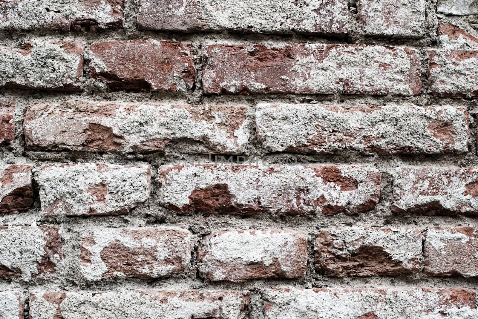 vintage brick wall in Prague city center