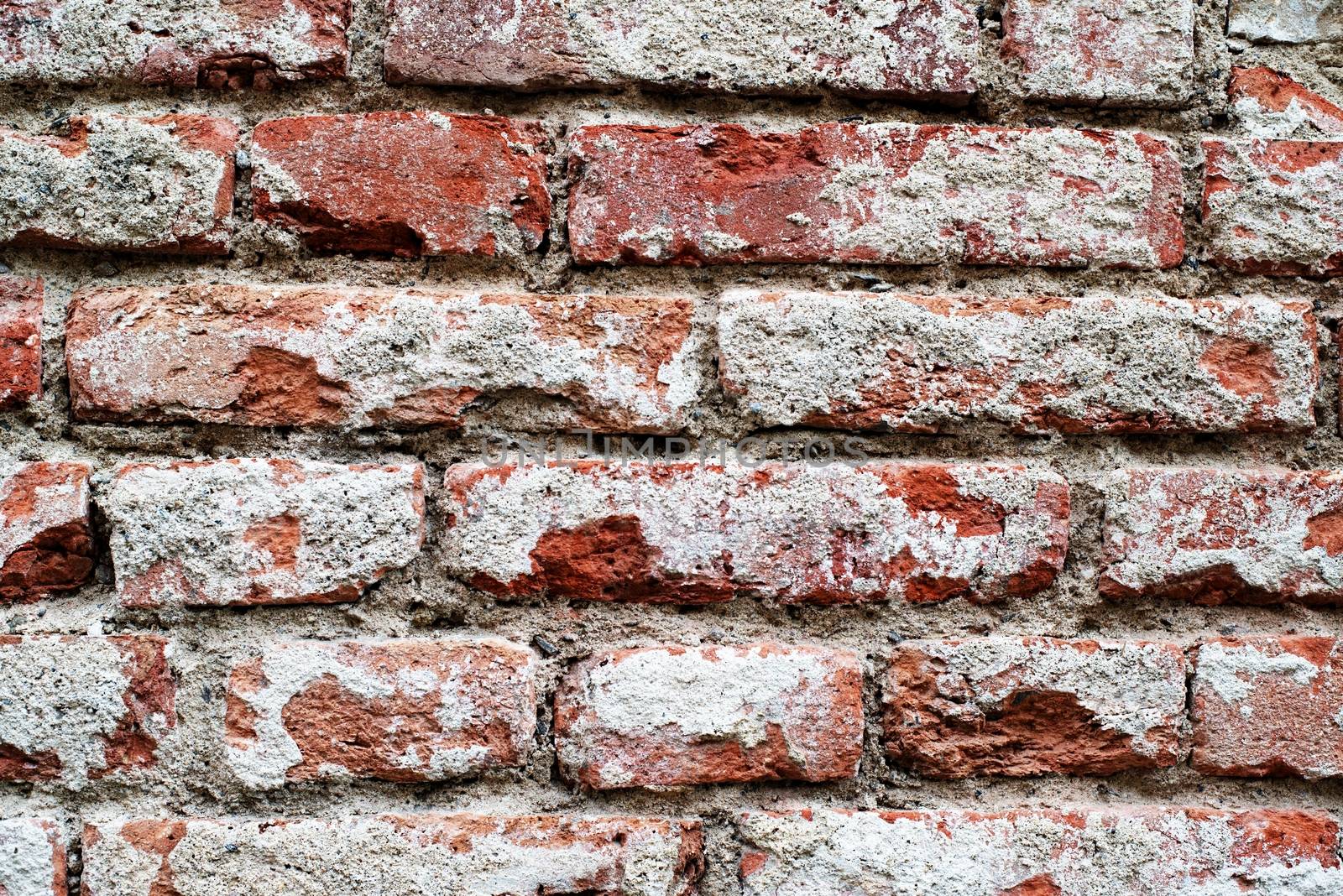 vintage brick wall in Prague city center