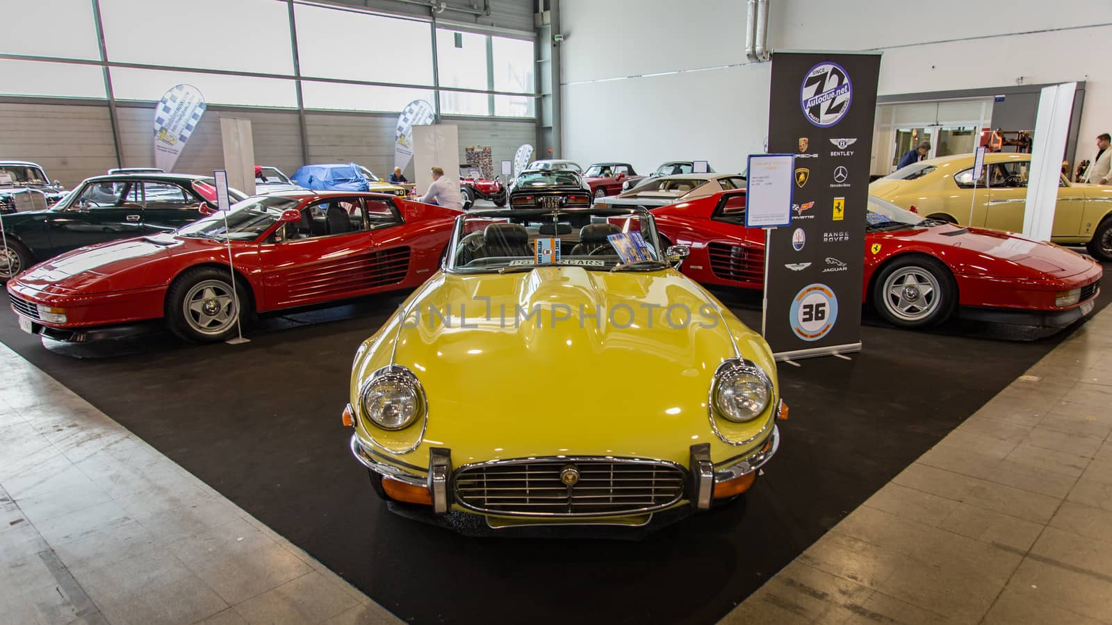 VERONA, ITALY - MAY 25: The municipality of Verona organizes a free gathering of sports and antique cars in Verona on Saturday, May 9, 2015. Are exposed the most beautiful cars in the world.