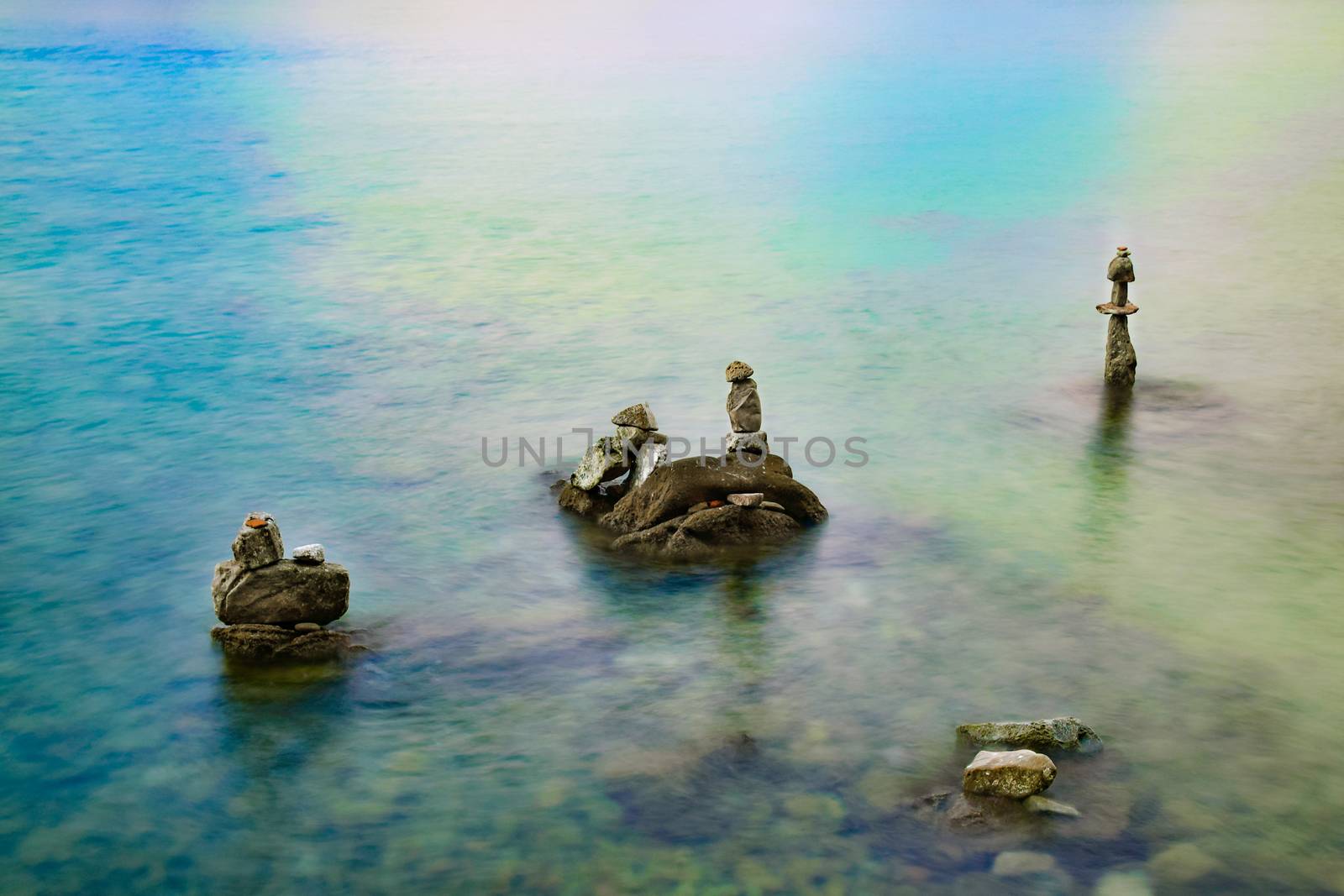 The pristine coastline and crystal clear water of the island of  by Isaac74