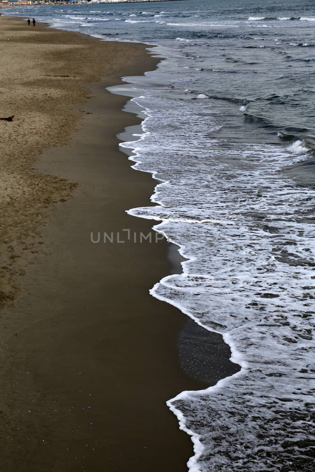 Beach and sea, Viareggio, Italy