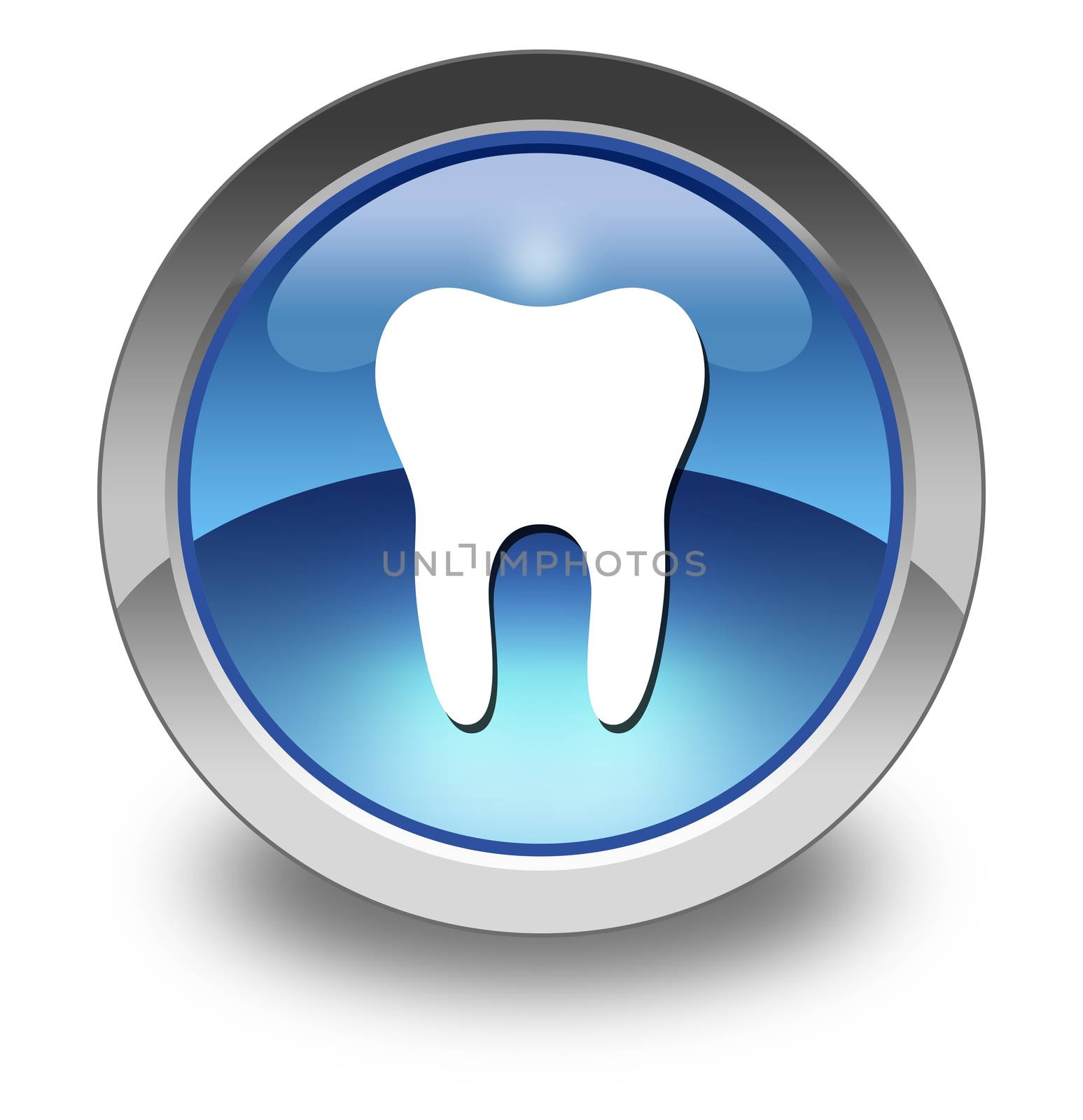 Icon, Button, Pictogram -Dentist, Dentistry- by mindscanner