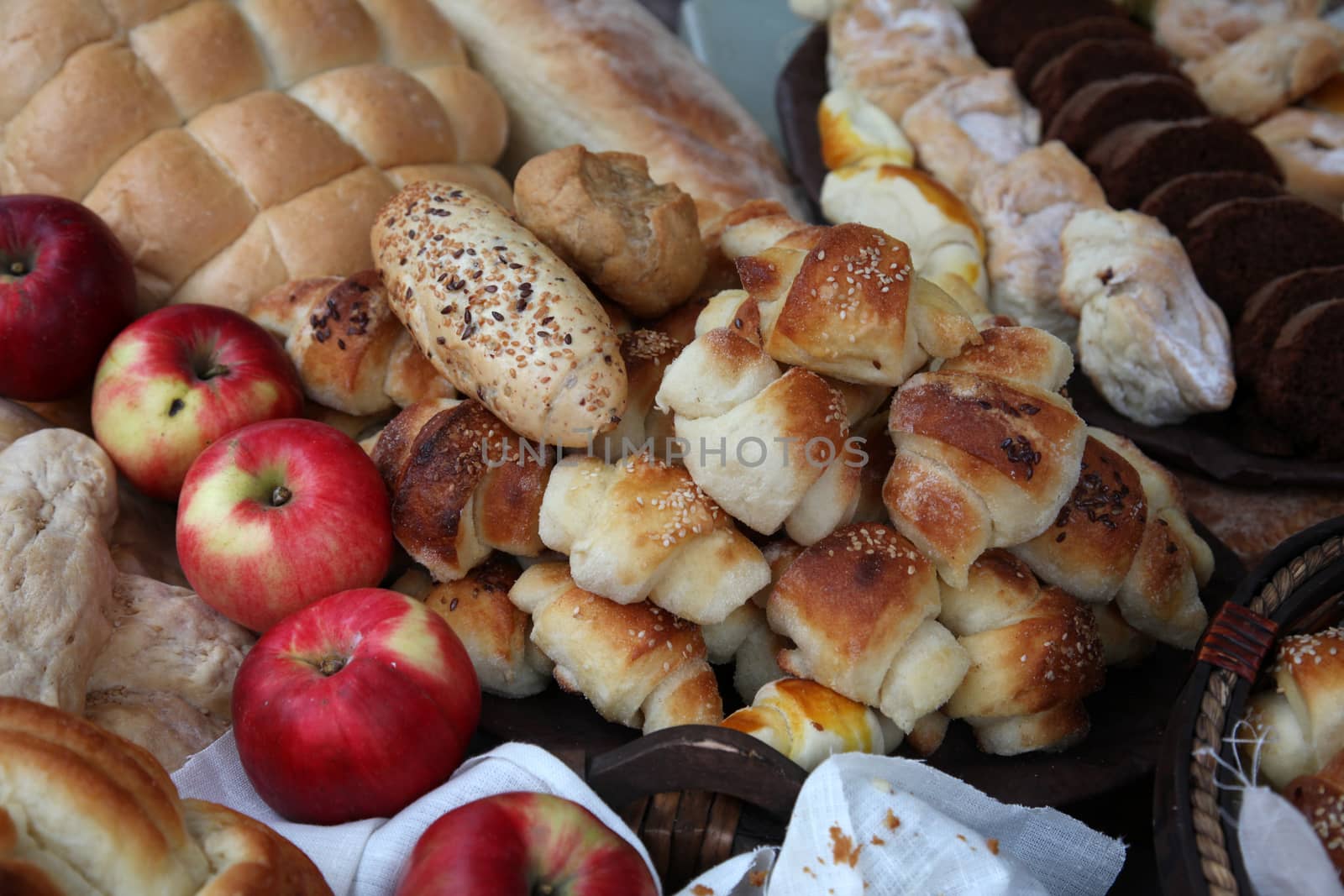 Fresh bread rolls
