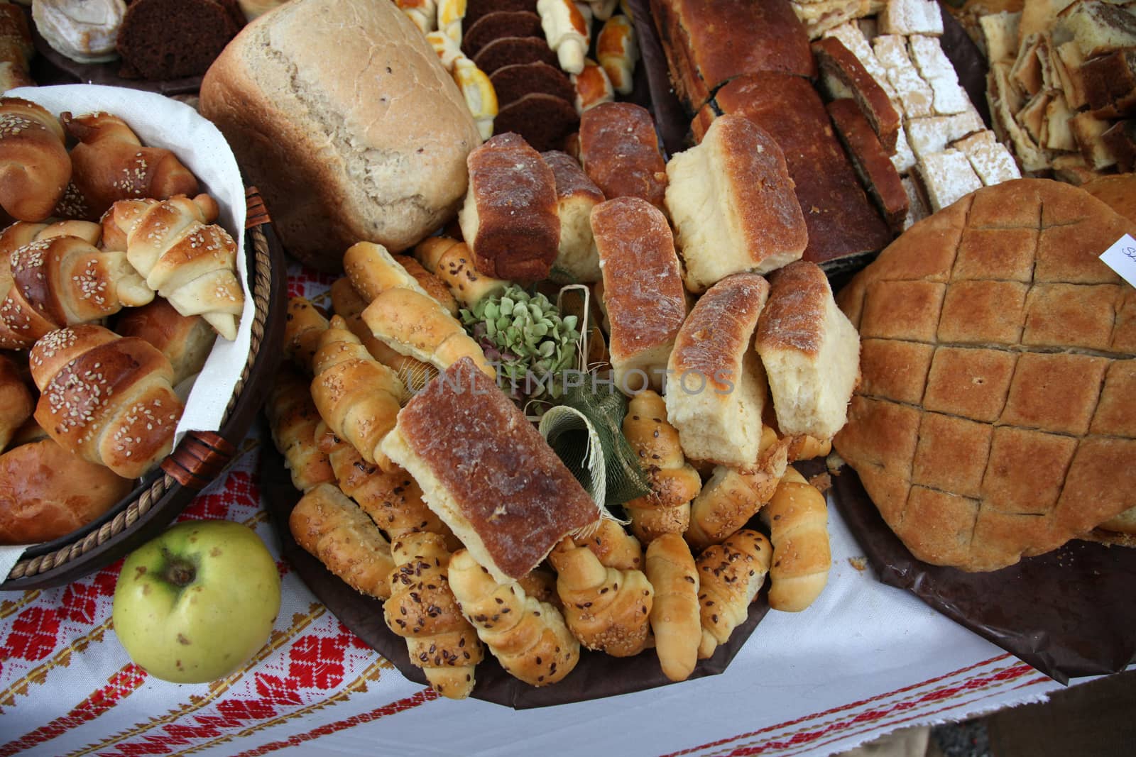 Fresh bread rolls
