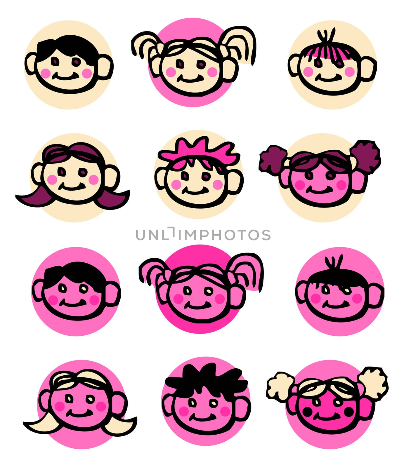 icons diversity Child, baby design elements by IconsJewelry