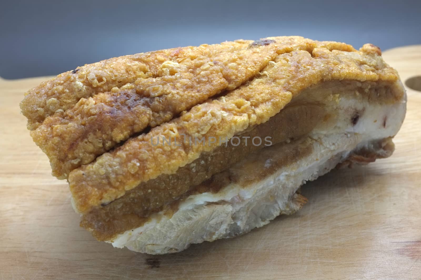 Deep fried streaky pork, asian style bacon