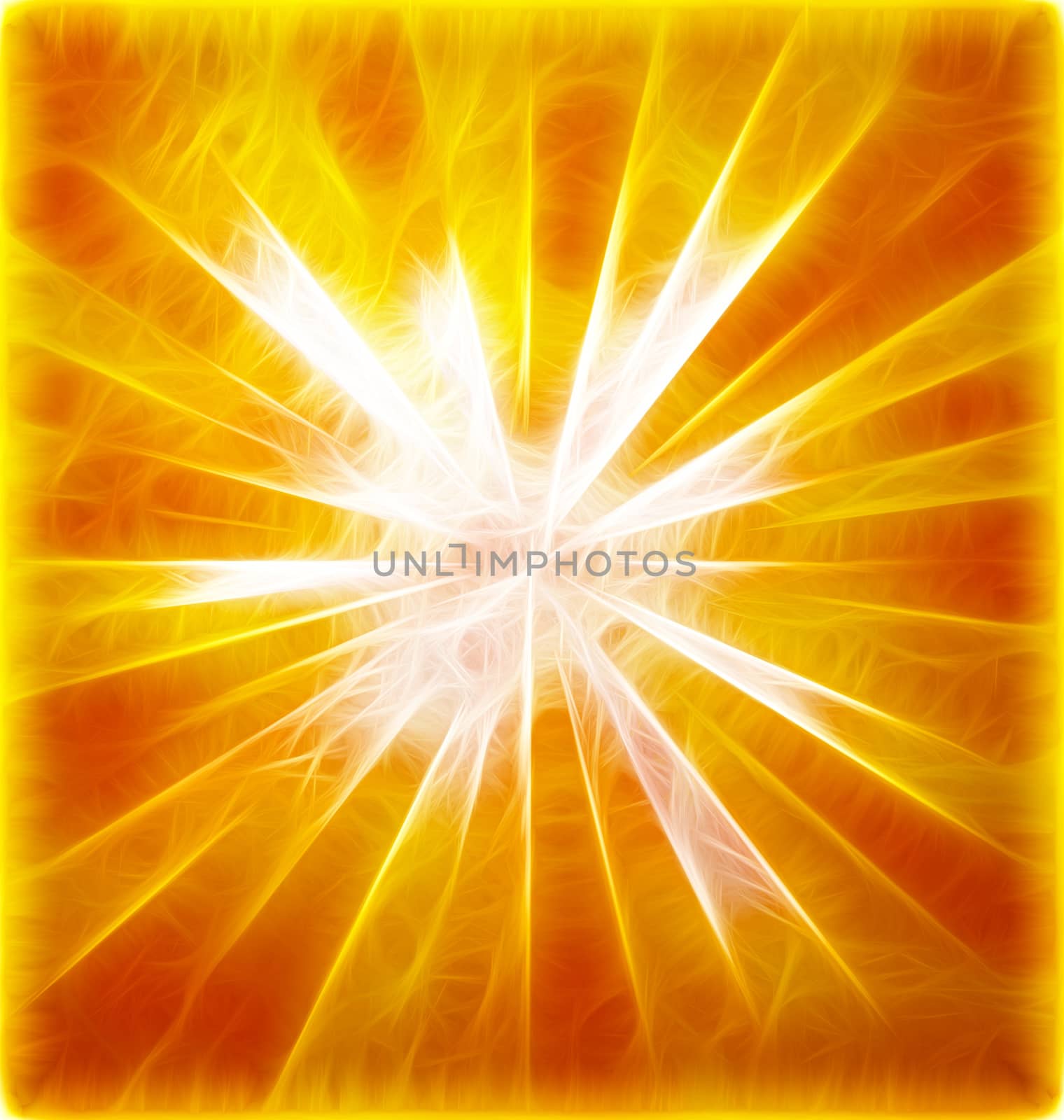 yellow rays of light from center to the edges  grunge background by CherJu