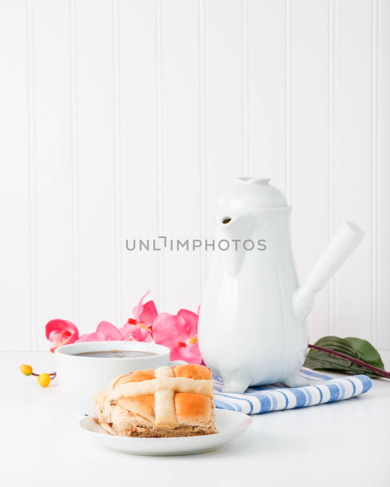Hot Cross Bun and Tea by billberryphotography