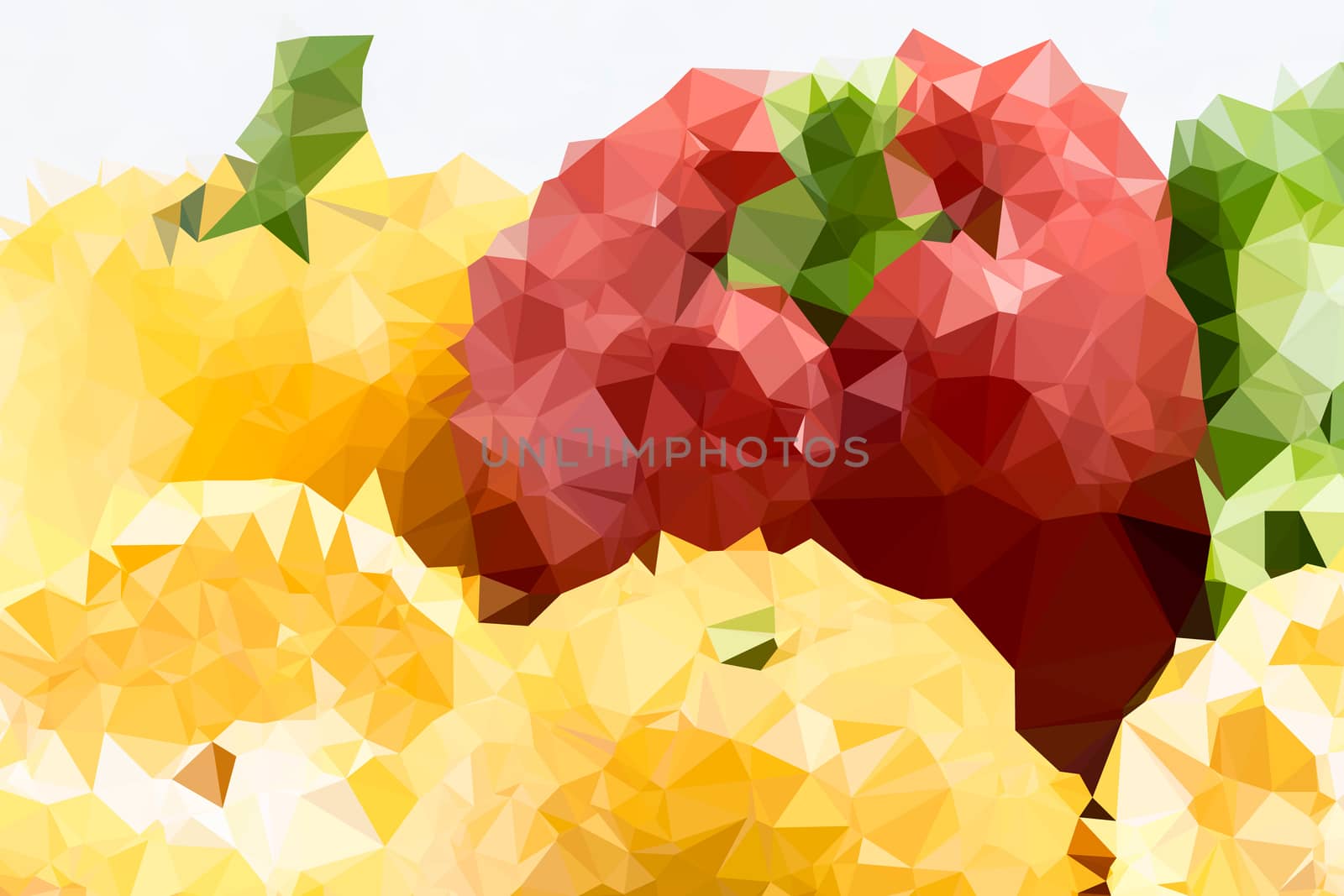 Abstract low poly background, geometry triangle by teerawit