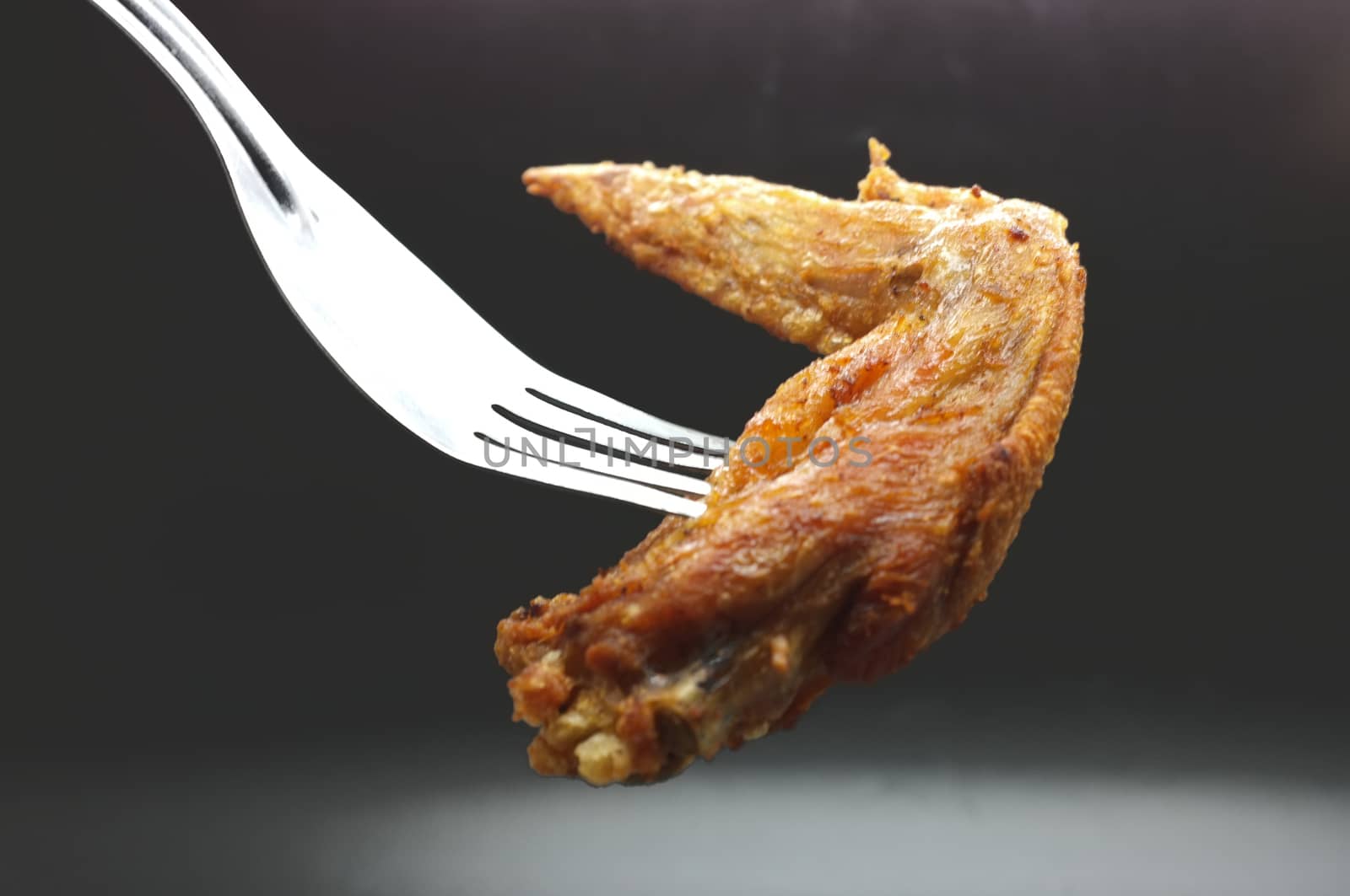 Deep fried wing chicken