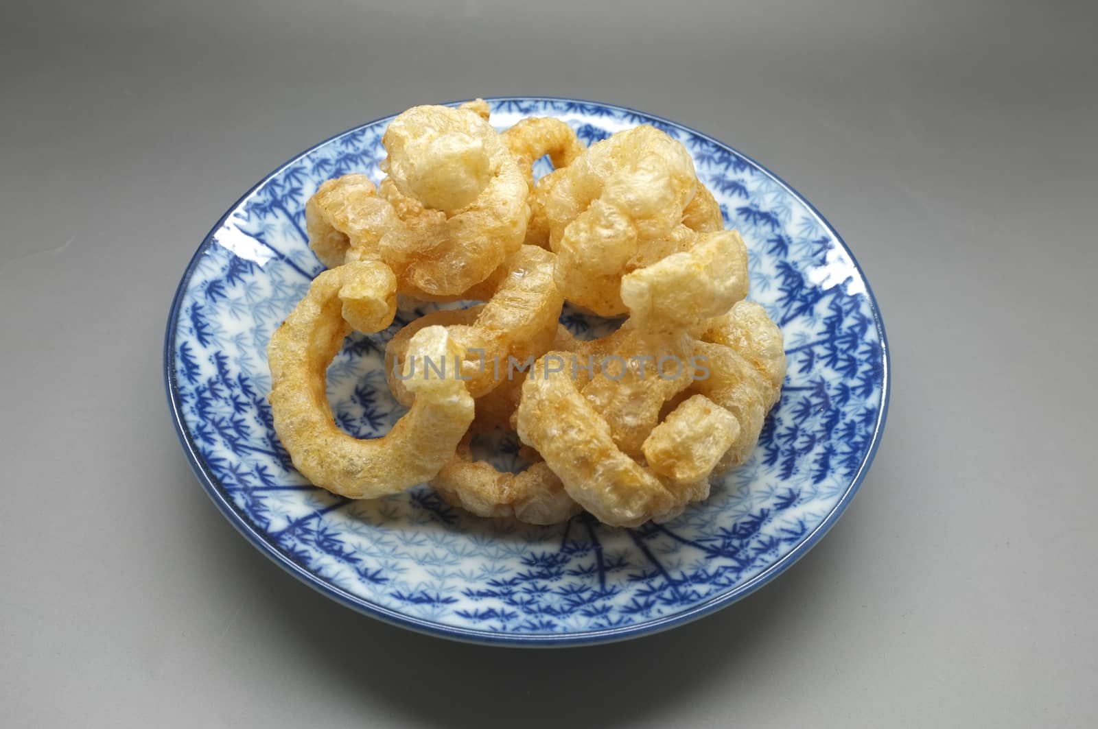 Pork snack, pork rind, pork scratching, pork crackling
