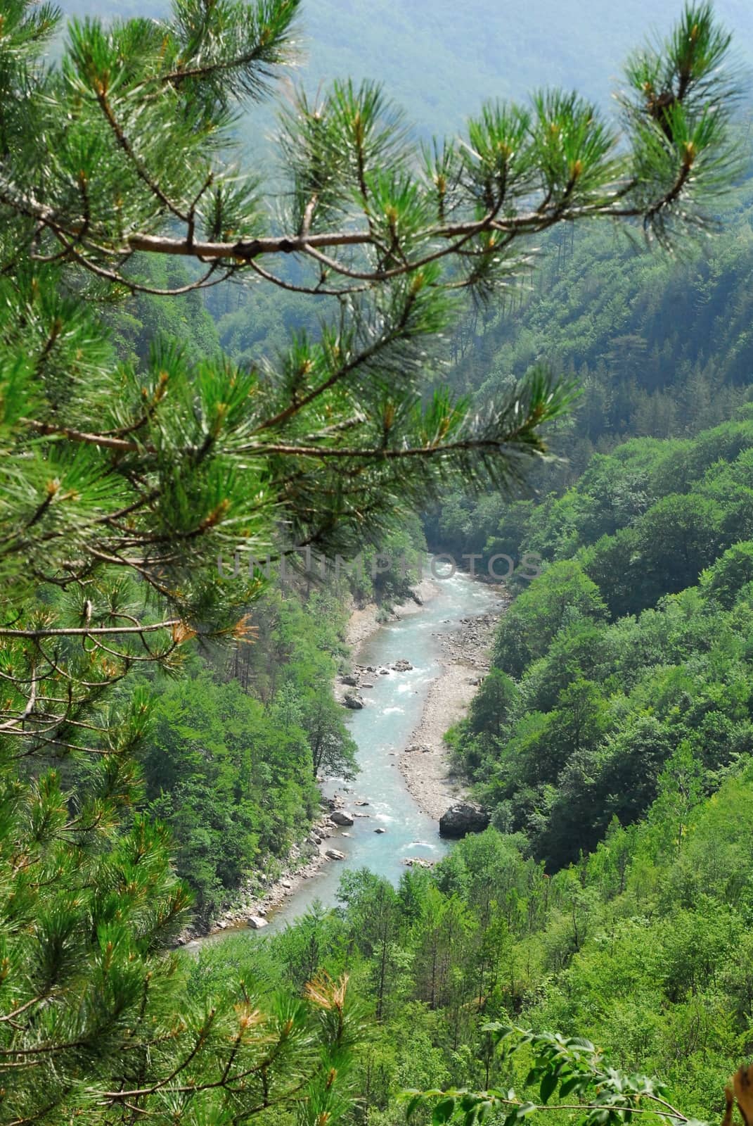 nice Durmitor mountains in central Montenegro - Balkan