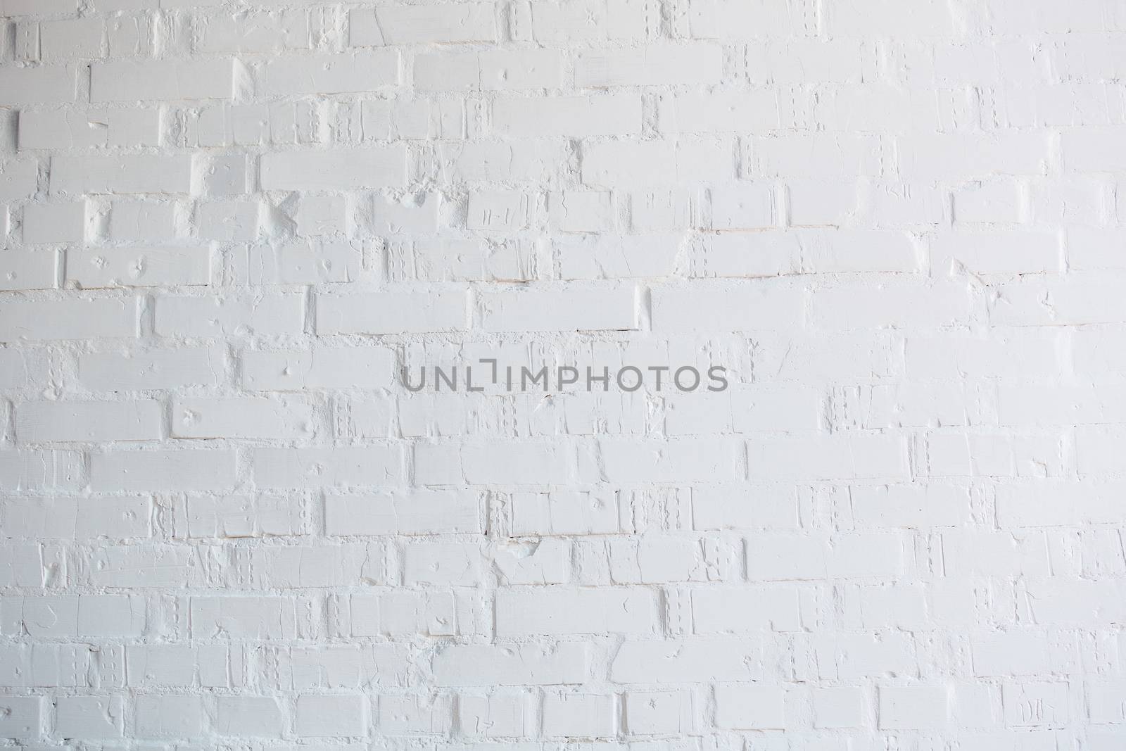 White brick wall for background by sarymsakov