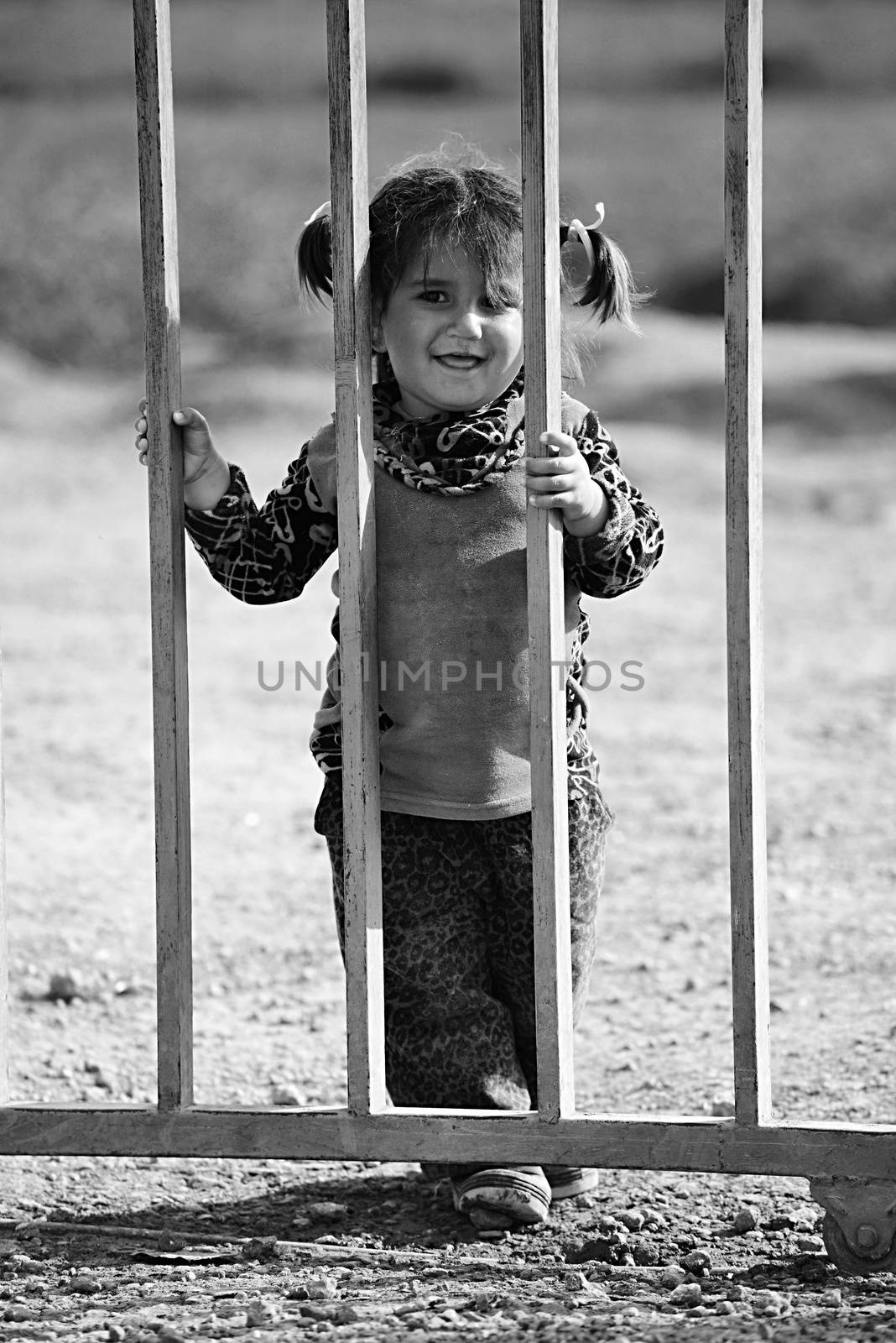 Syrian people in refugee camp in Suruc. These people are refugees from Kobane and escaped because of Islamic state attack. 3.4.2015, Suruc, Turkey