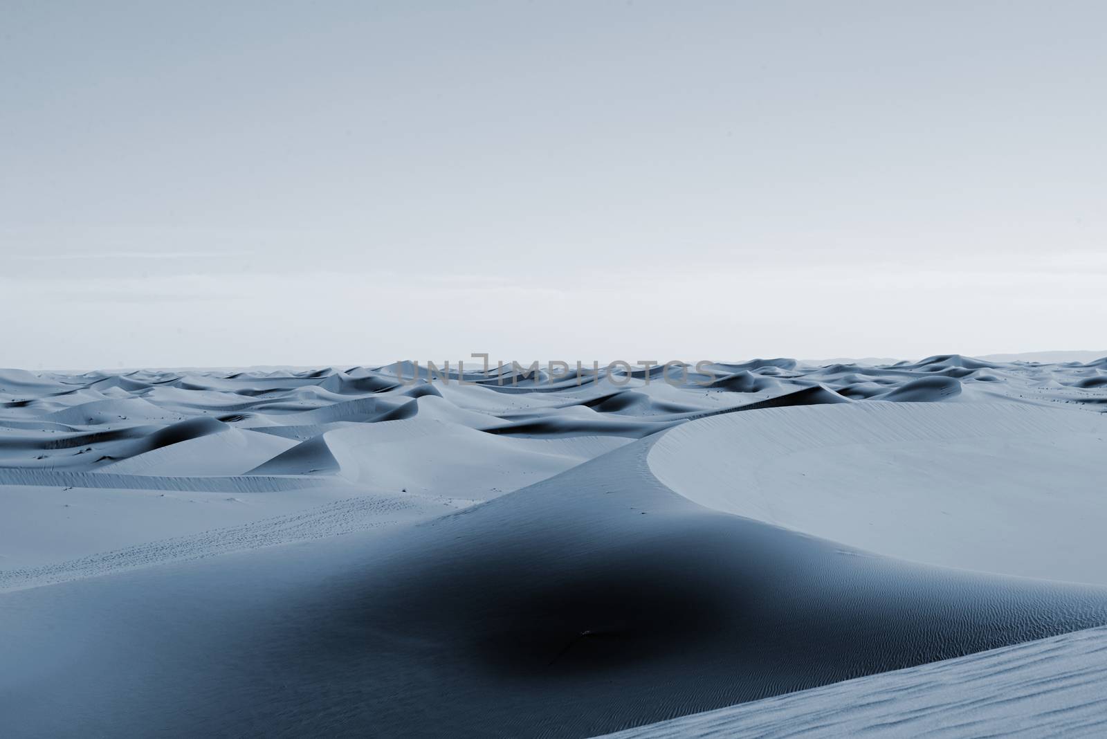 sand Sahara desert in Morocco near Mhamid