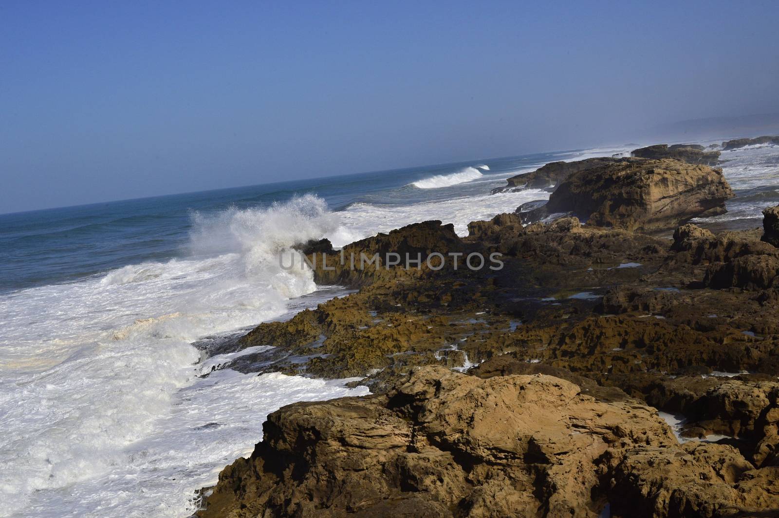 nice atlantic coast in Essaouira in Morocco