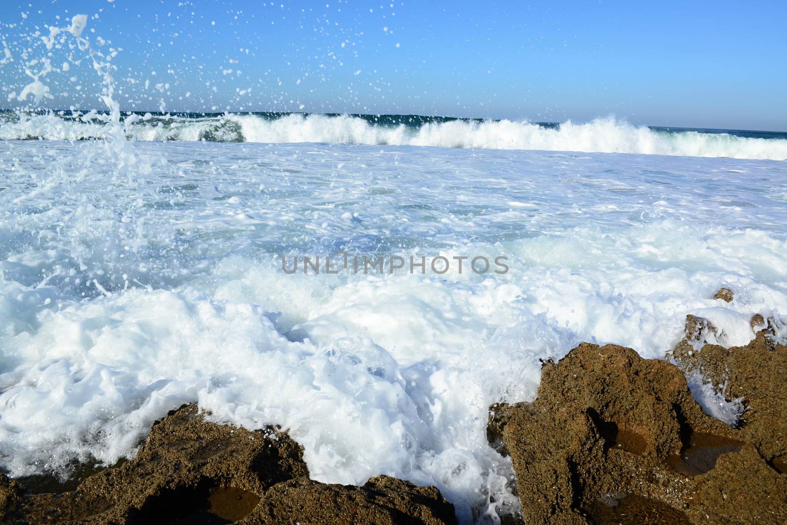 nice atlantic coast in Essaouira in Morocco
