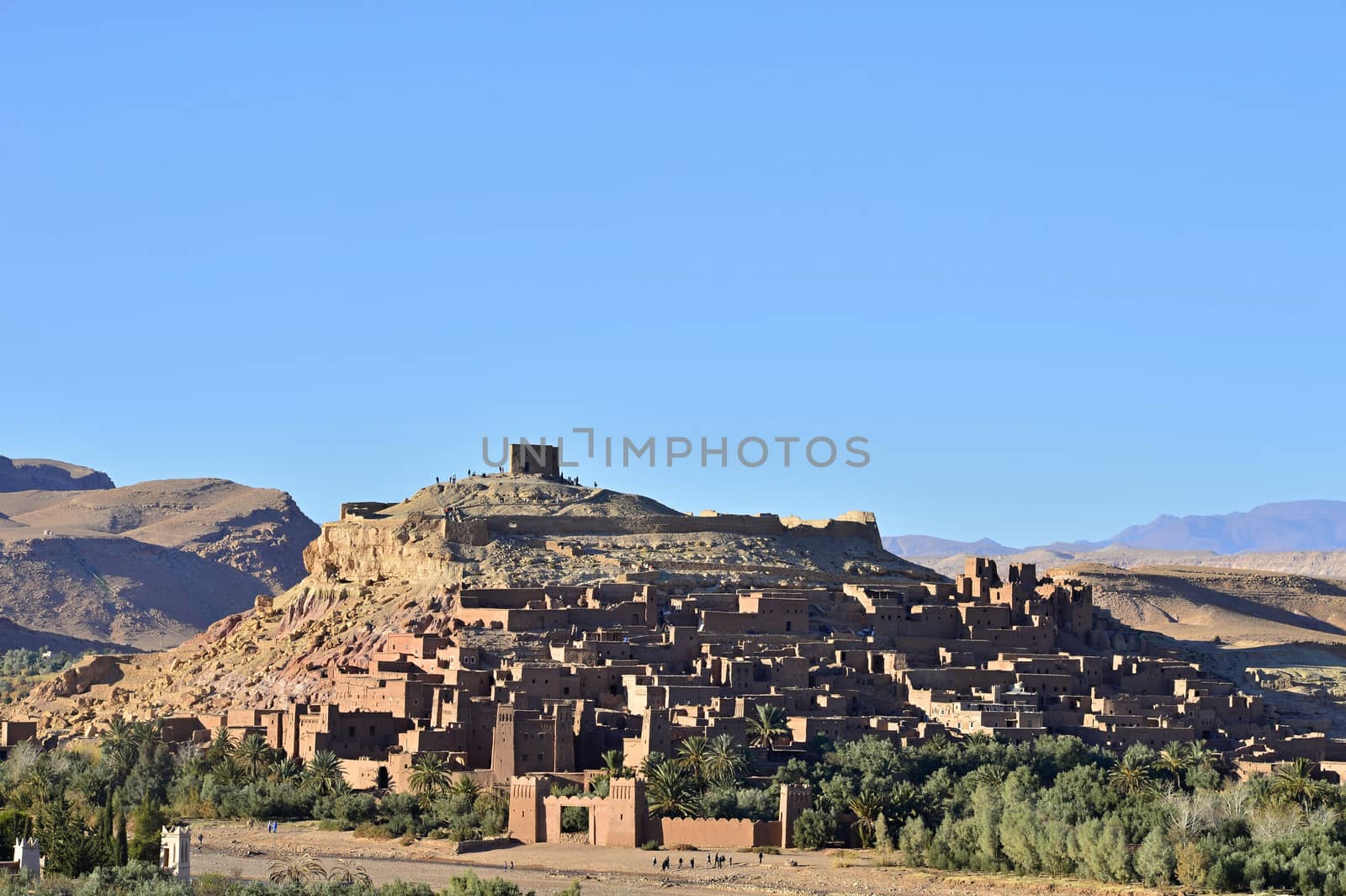 ait ben haddou town i morocoo pretected by UNESCO