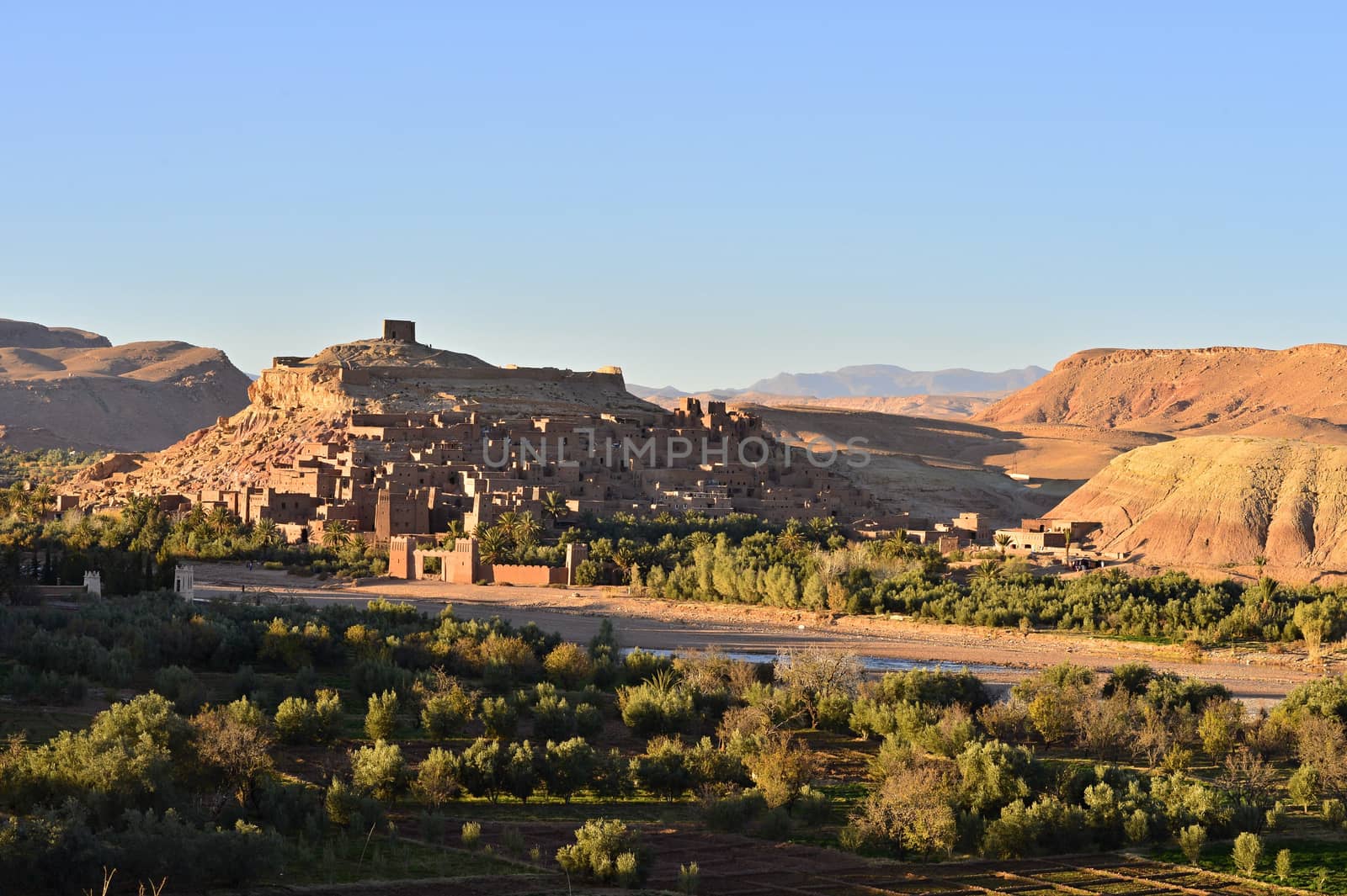 ait ben haddou town i morocoo pretected by UNESCO