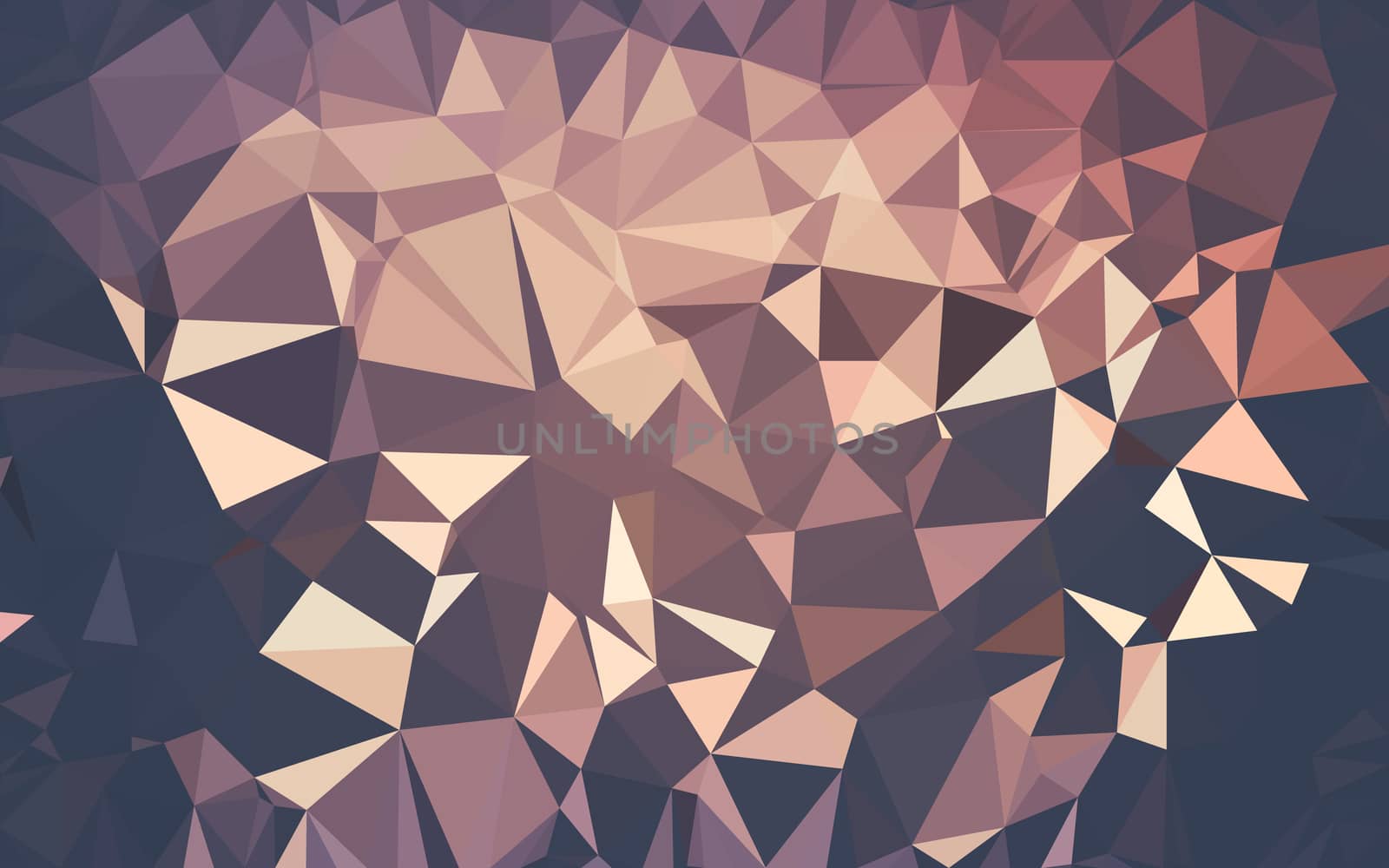 Abstract low poly background, geometry triangle, mosaic pastel color background