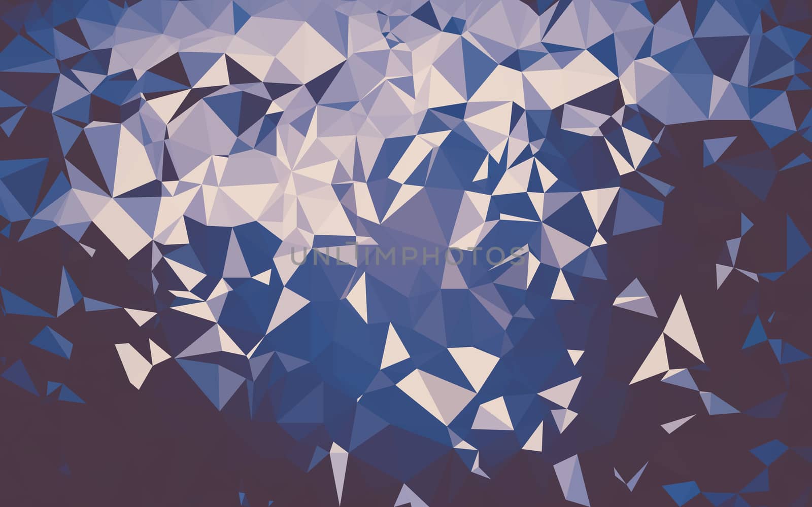 Abstract low poly background, geometry triangle by teerawit