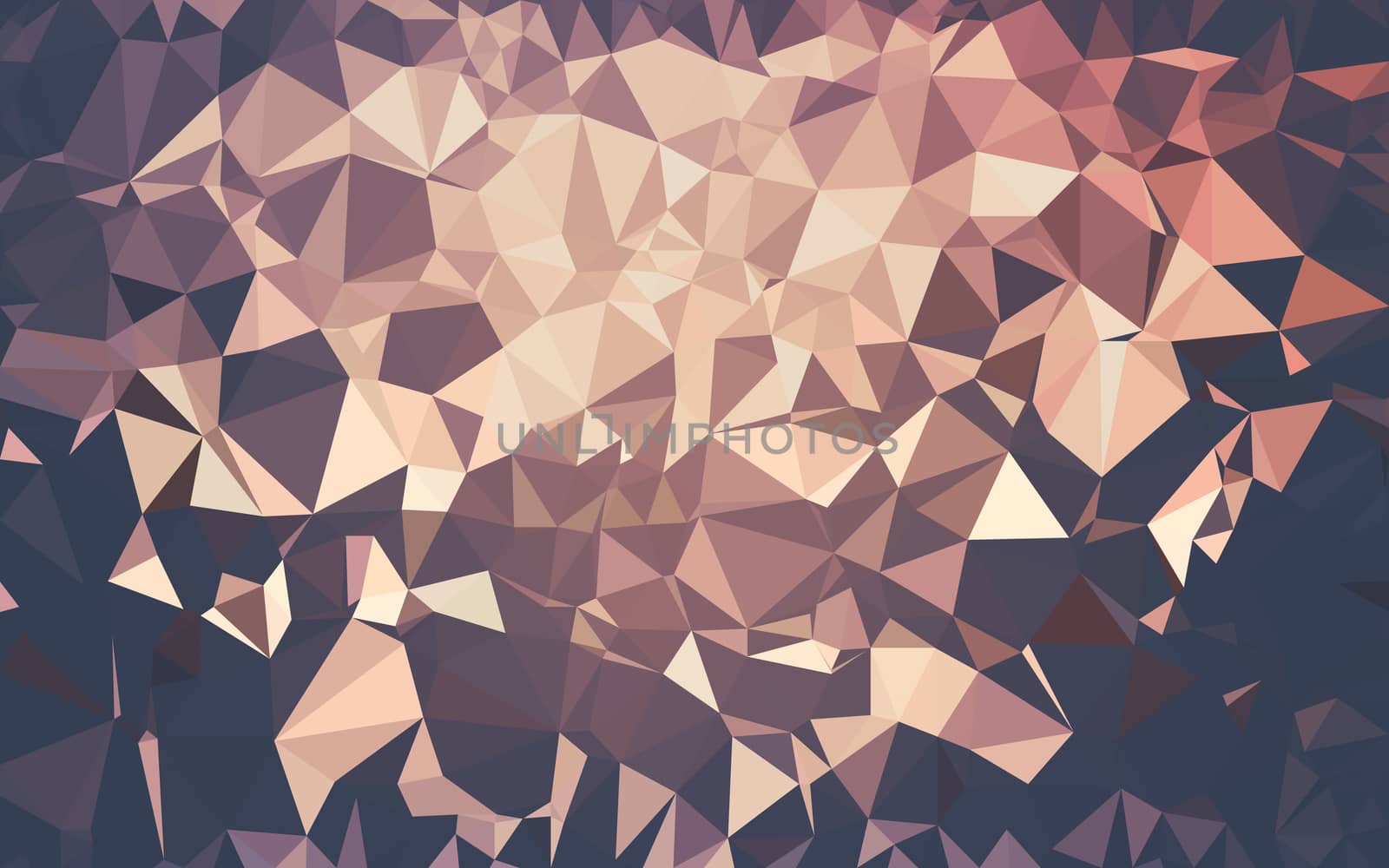 Abstract low poly background, geometry triangle, mosaic pastel color background