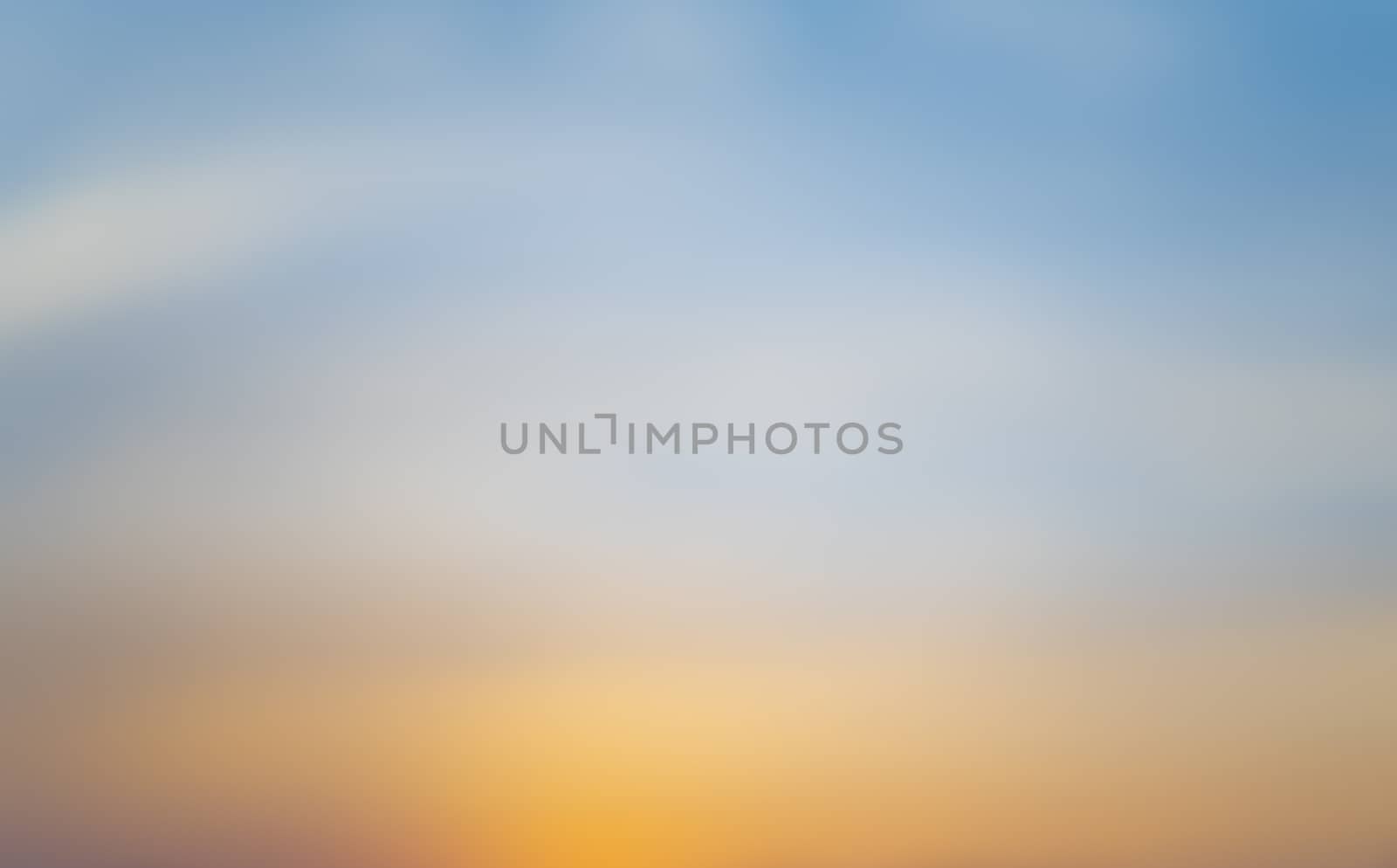 Beautiful Blurred sky color sunset for background