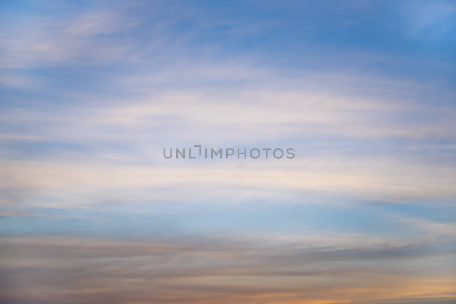 Beautiful Blurred sky color sunset for background