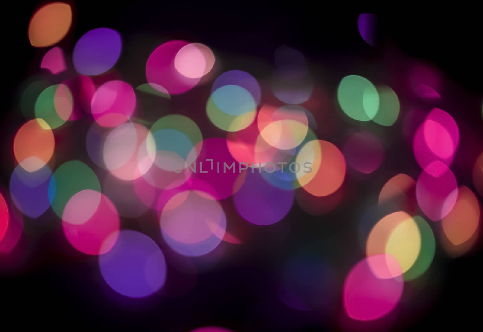 bright lights blurred abstract bokeh for background