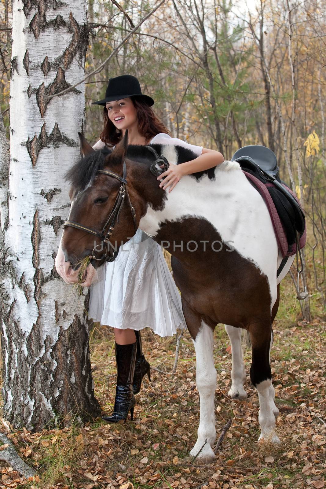 Young Woman And Horse by Fotoskat