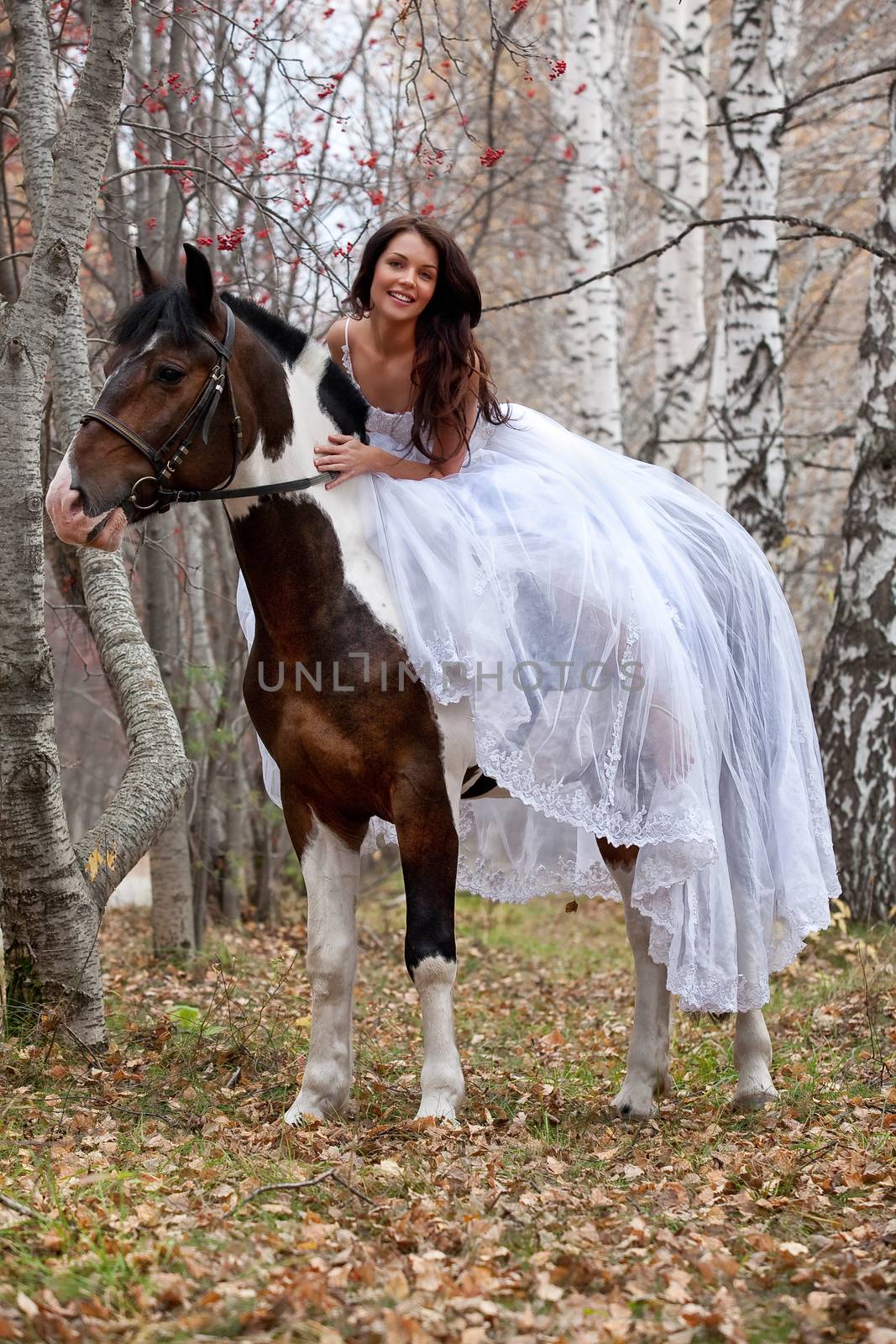 Young Woman And Horse by Fotoskat