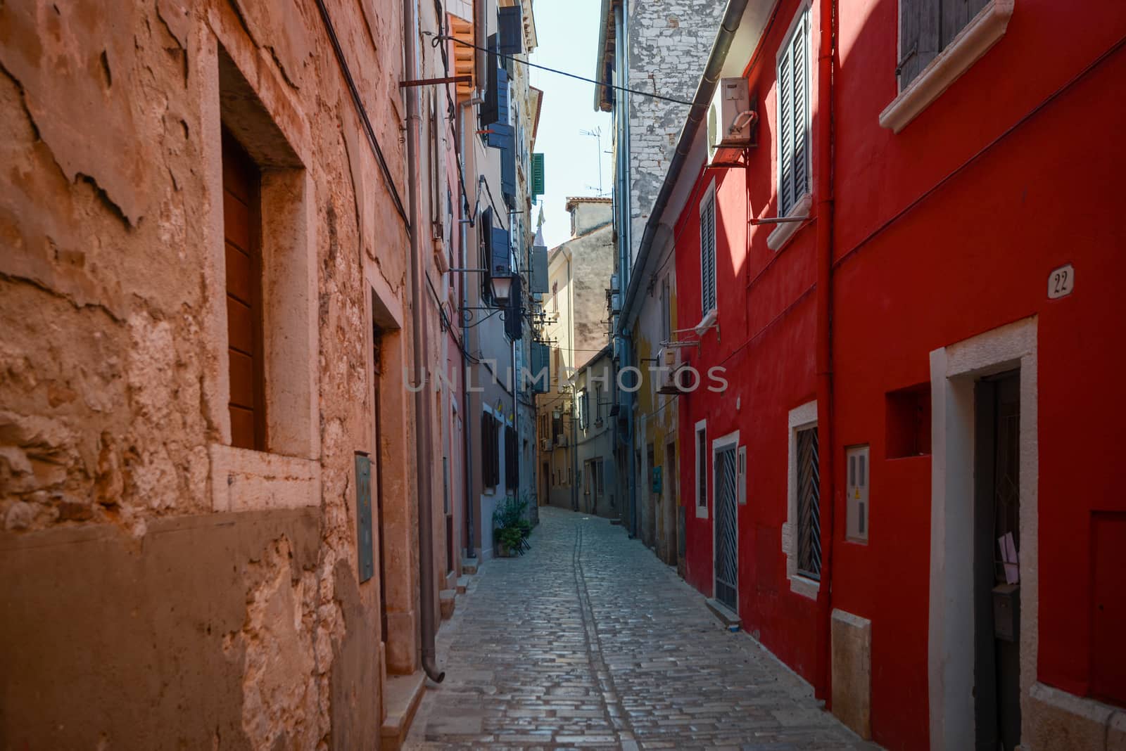 old town in Rovinj Croatia by vlaru