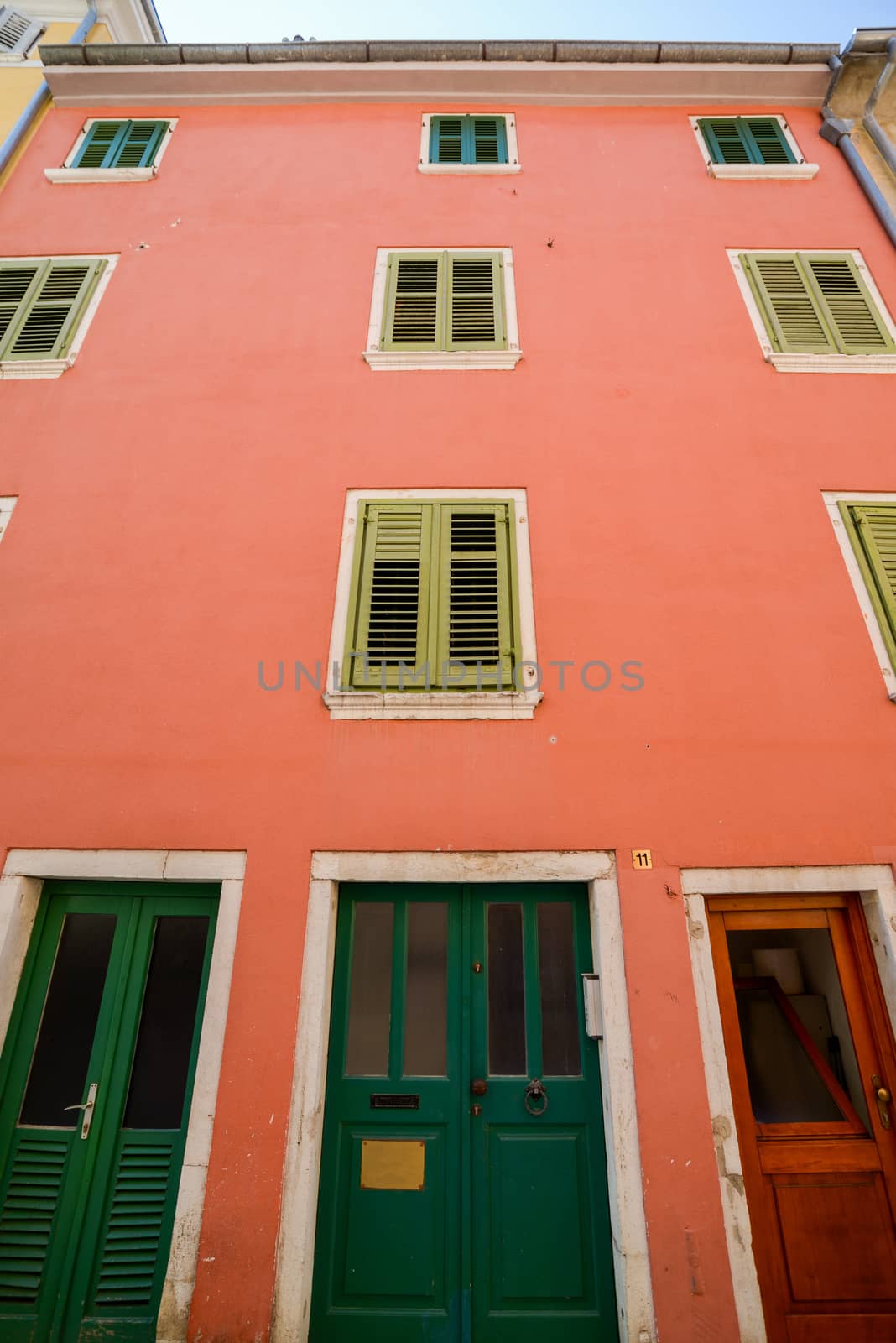 the old town in Rovinj Croatia Adriatis coast Europe