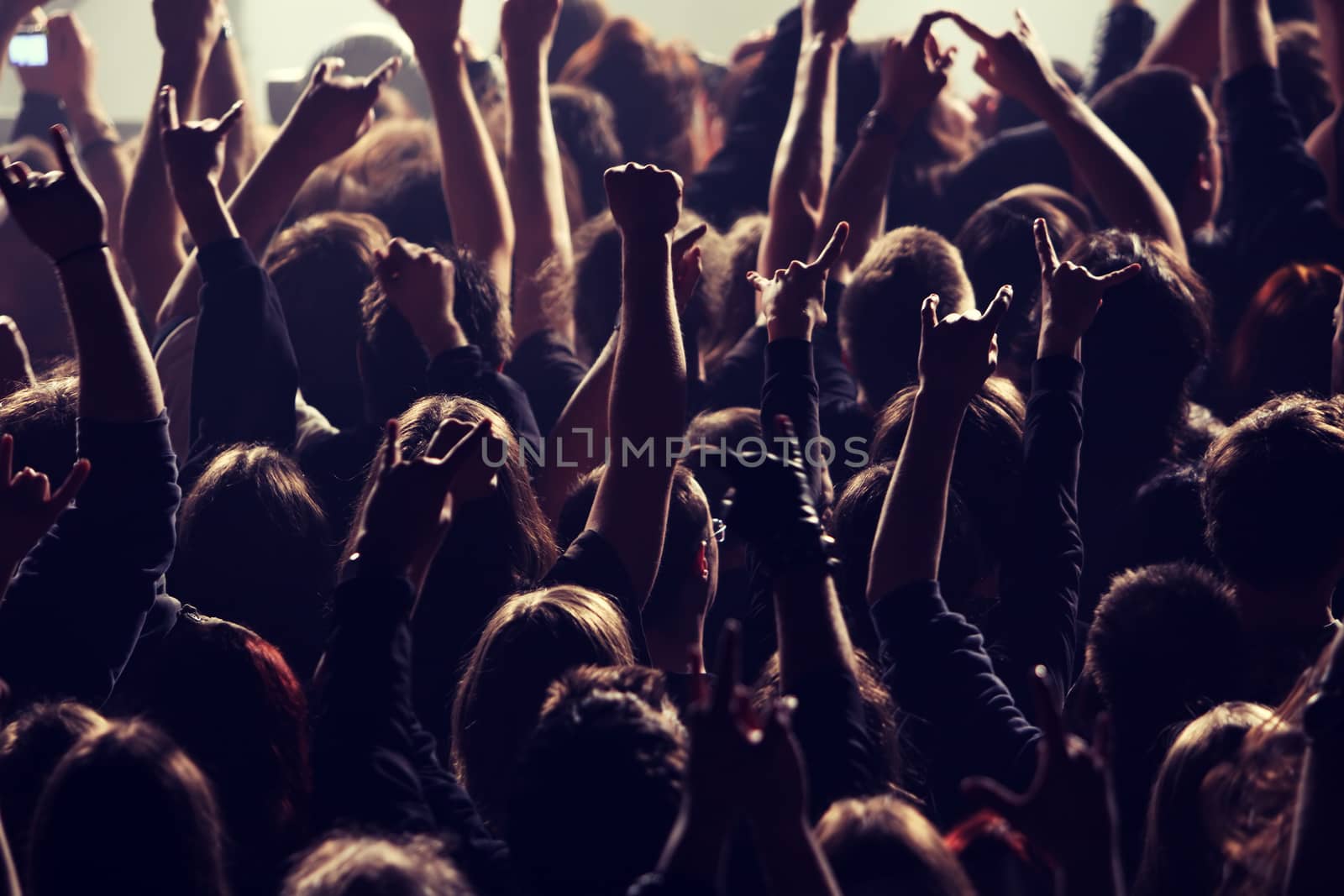 People at a good concert
