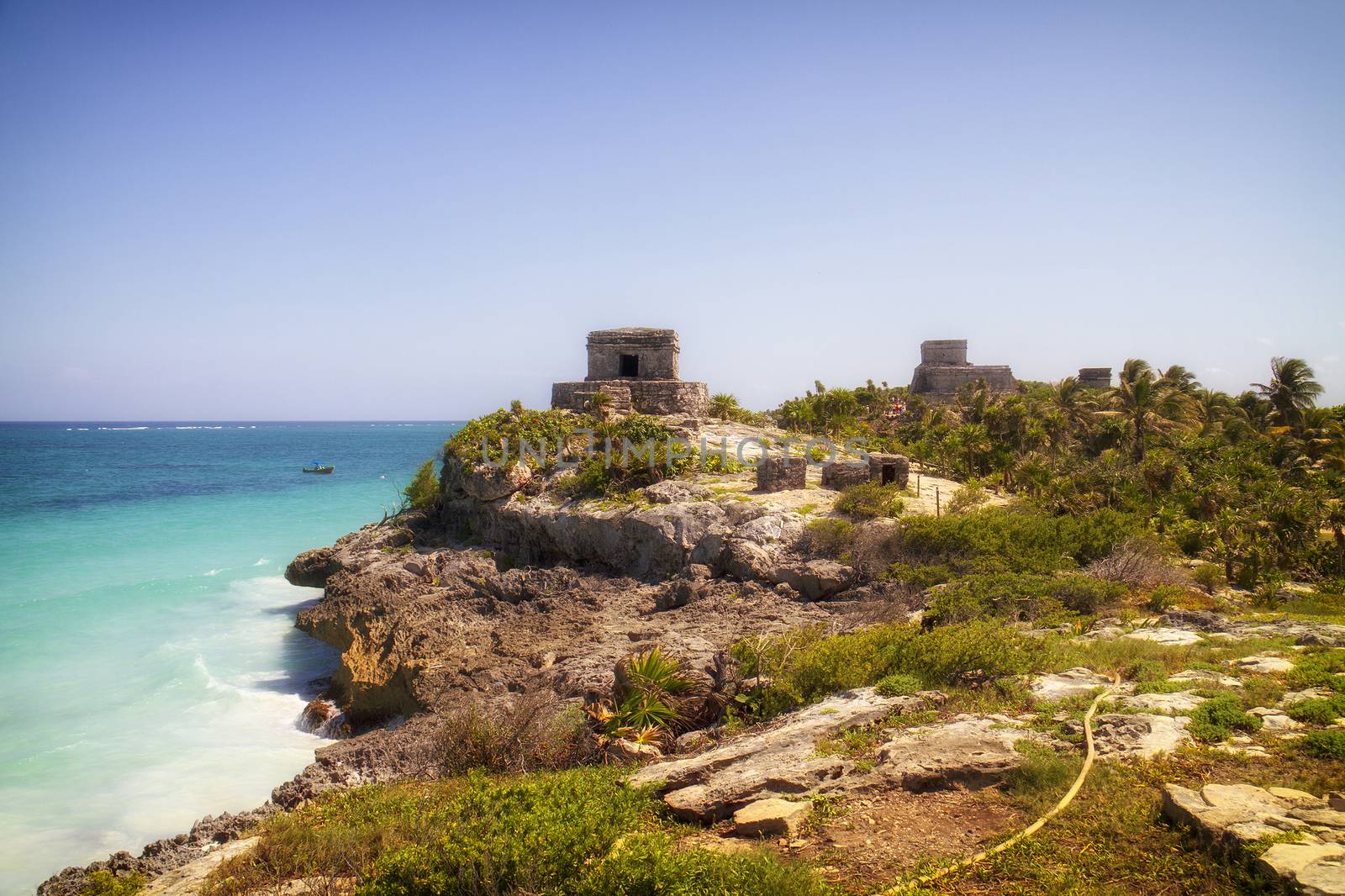 Maya ruins in Tulum, Mexico