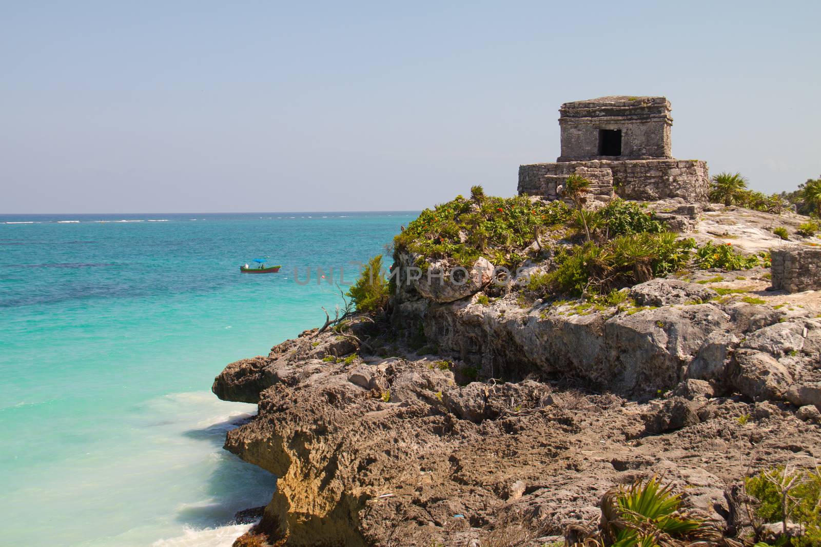 Maya ruins in Tulum, Mexico