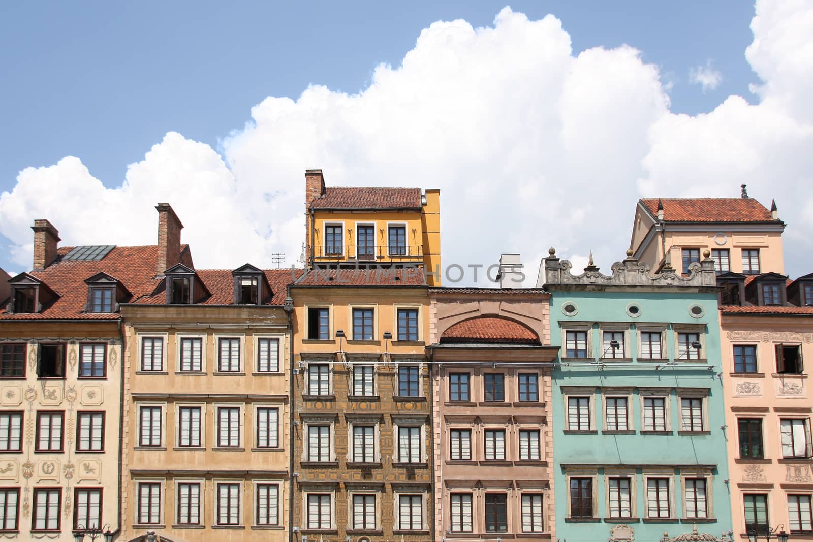 Market Place Square in Old Town in Warsaw