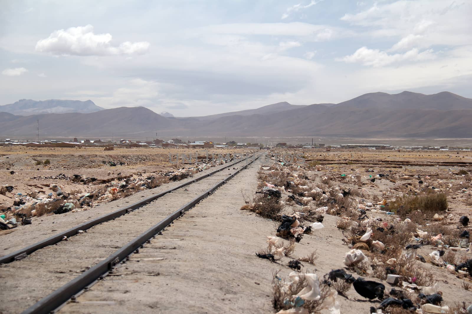 Railway going to infinity