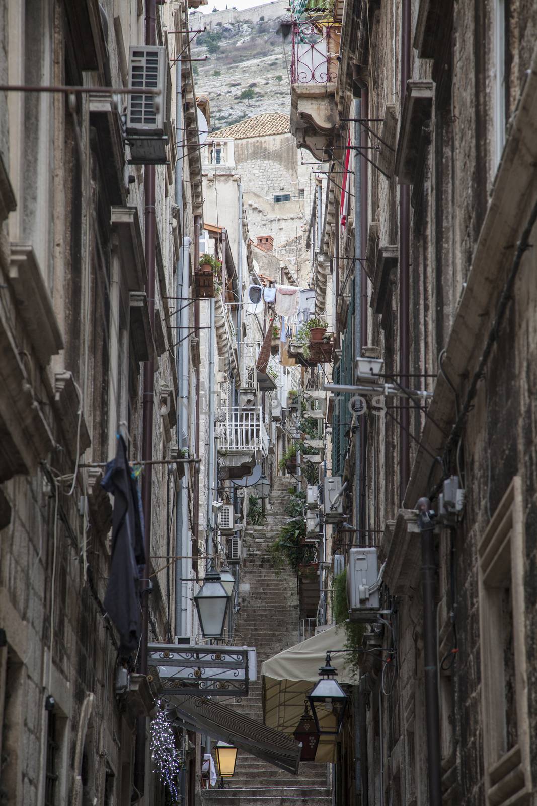 Narrow street in Dubrovnik by Aarstudio