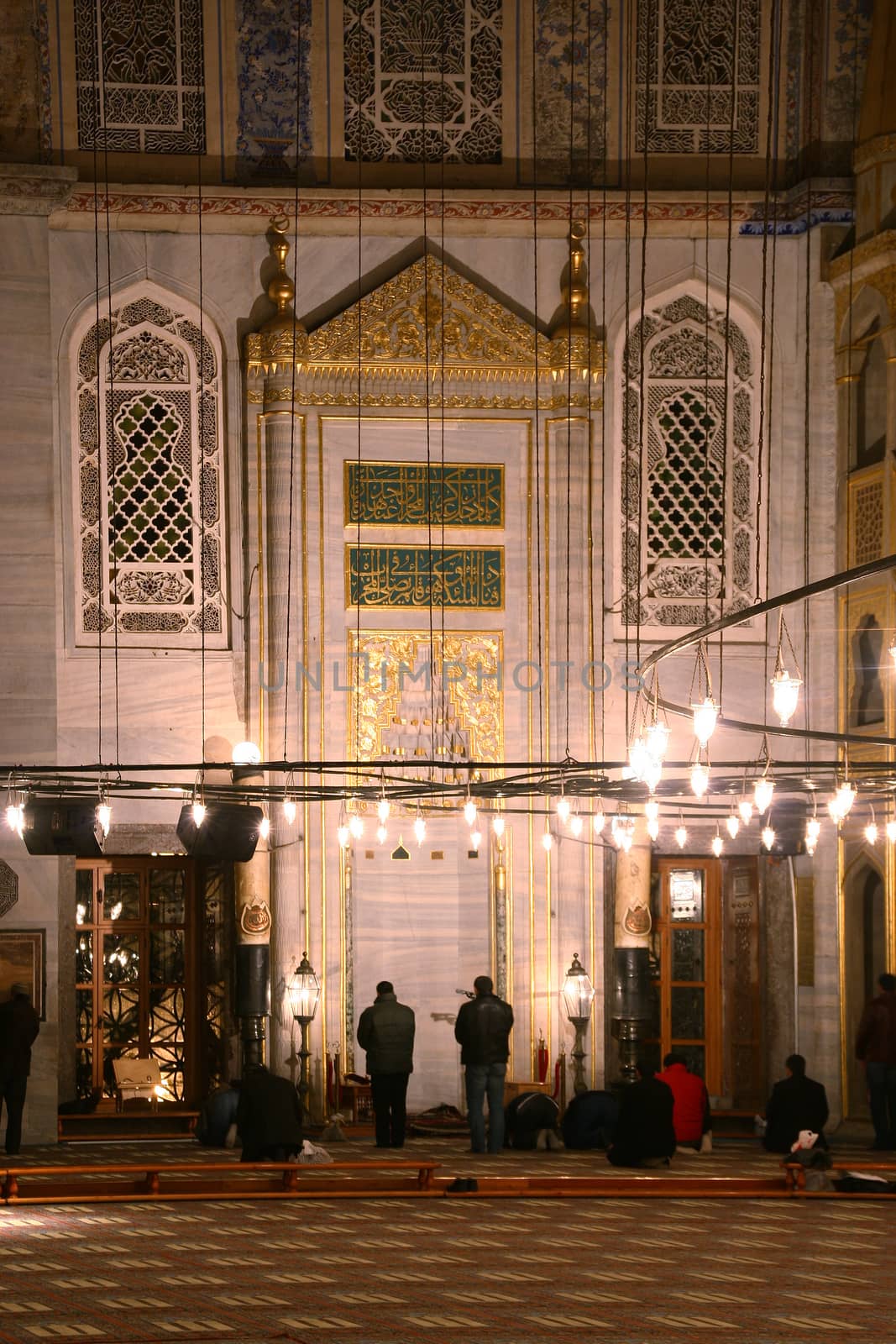 High altar in Blue mosque in Istanbul