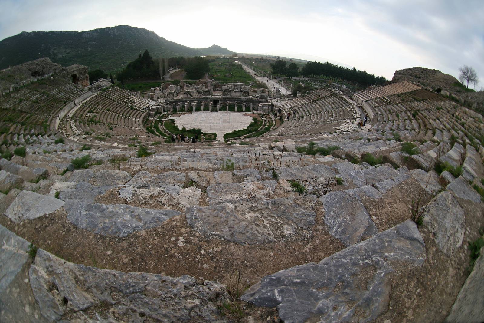 Great amphitheatre in Efes that can accept 20.000 visitors