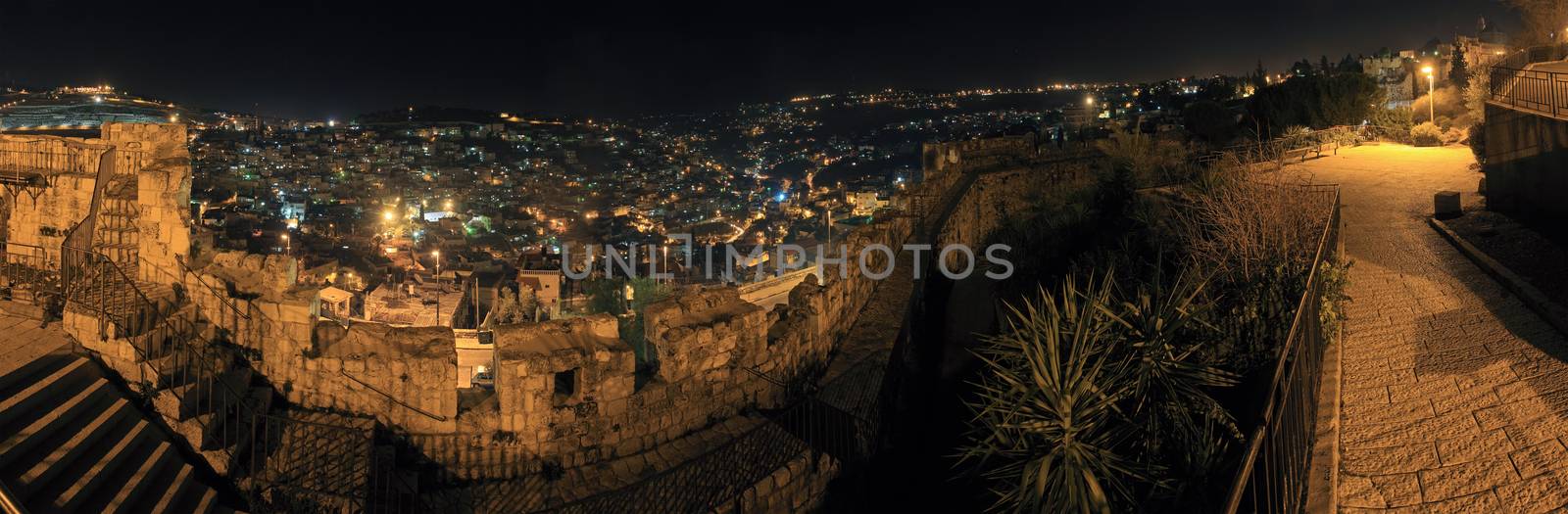 City of Jerusalem, from inside the walls of an old city 