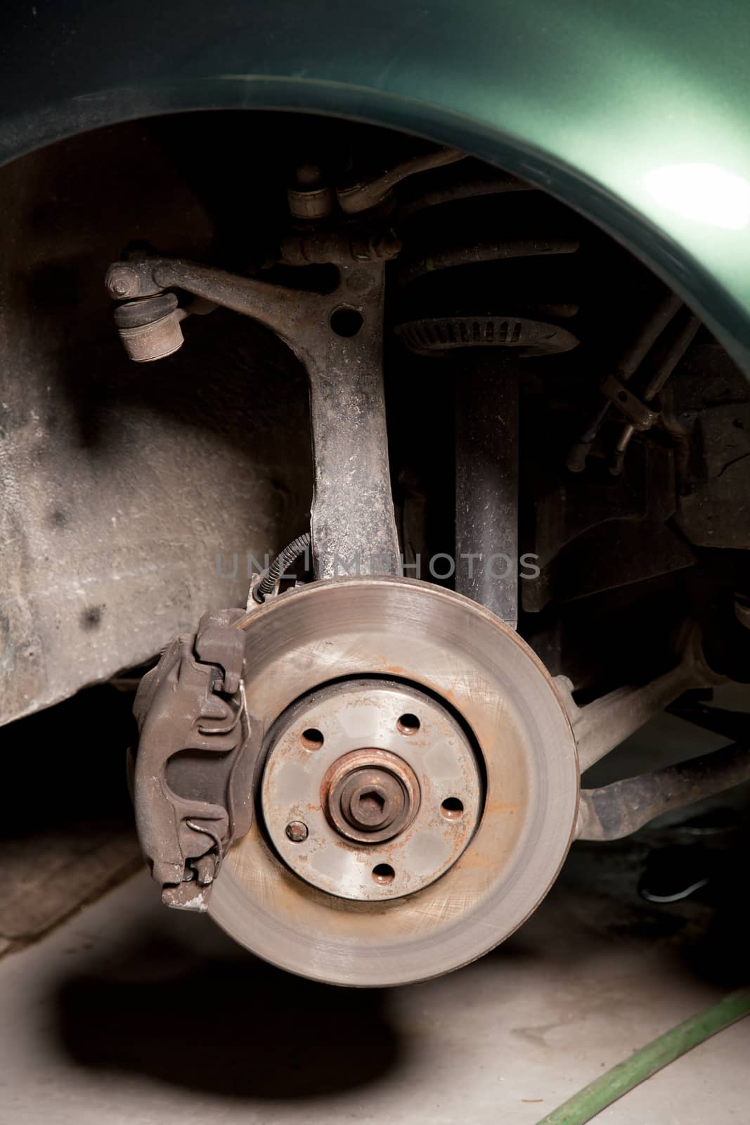 Car at mechanics by Aarstudio