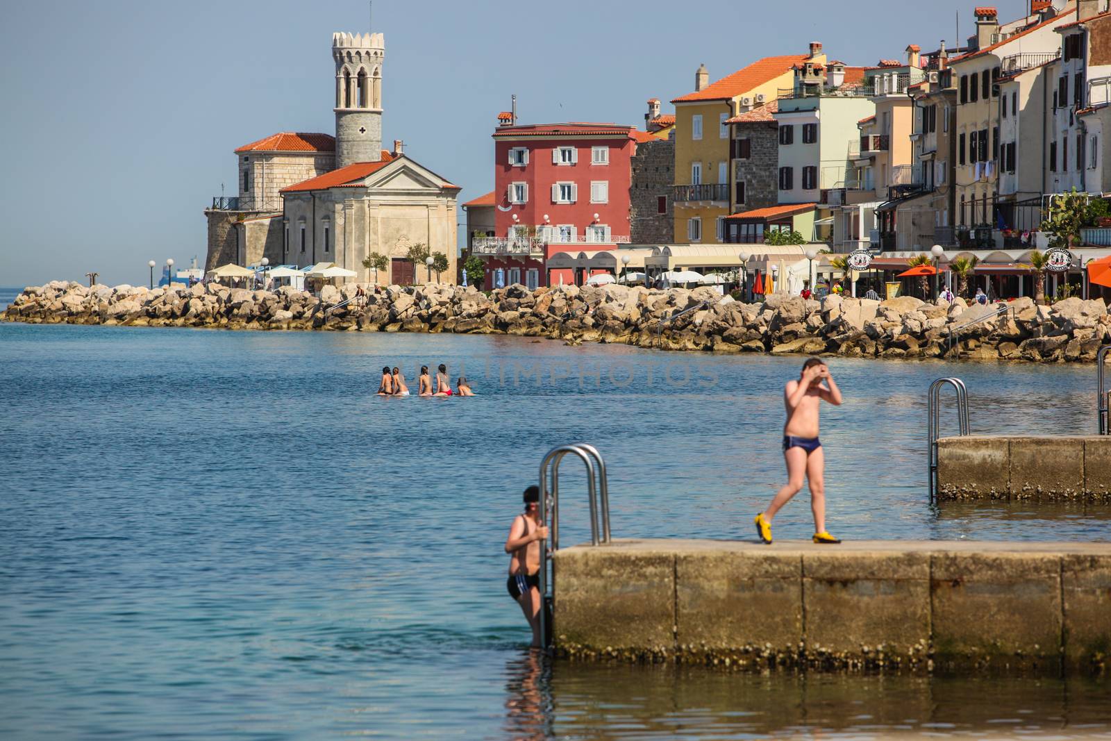 Slovenian coastal town Piran.