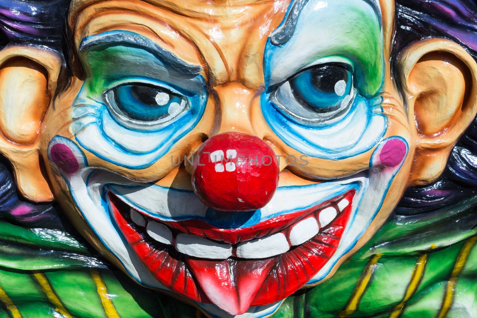 Decorations of Carnival  floats in Acireale - Italy