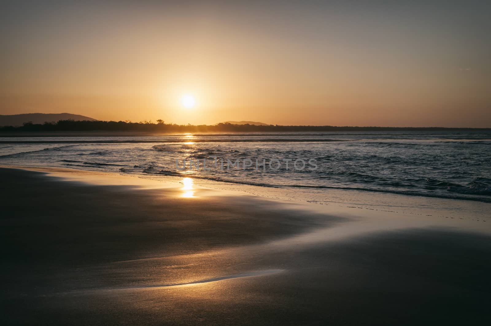 Beach at the East Coast of Queensland, Australia
