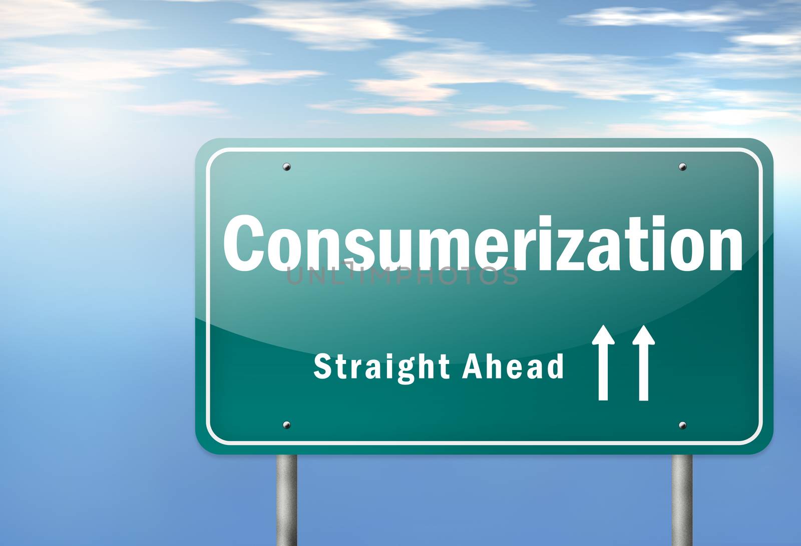 Highway Signpost Consumerization by mindscanner