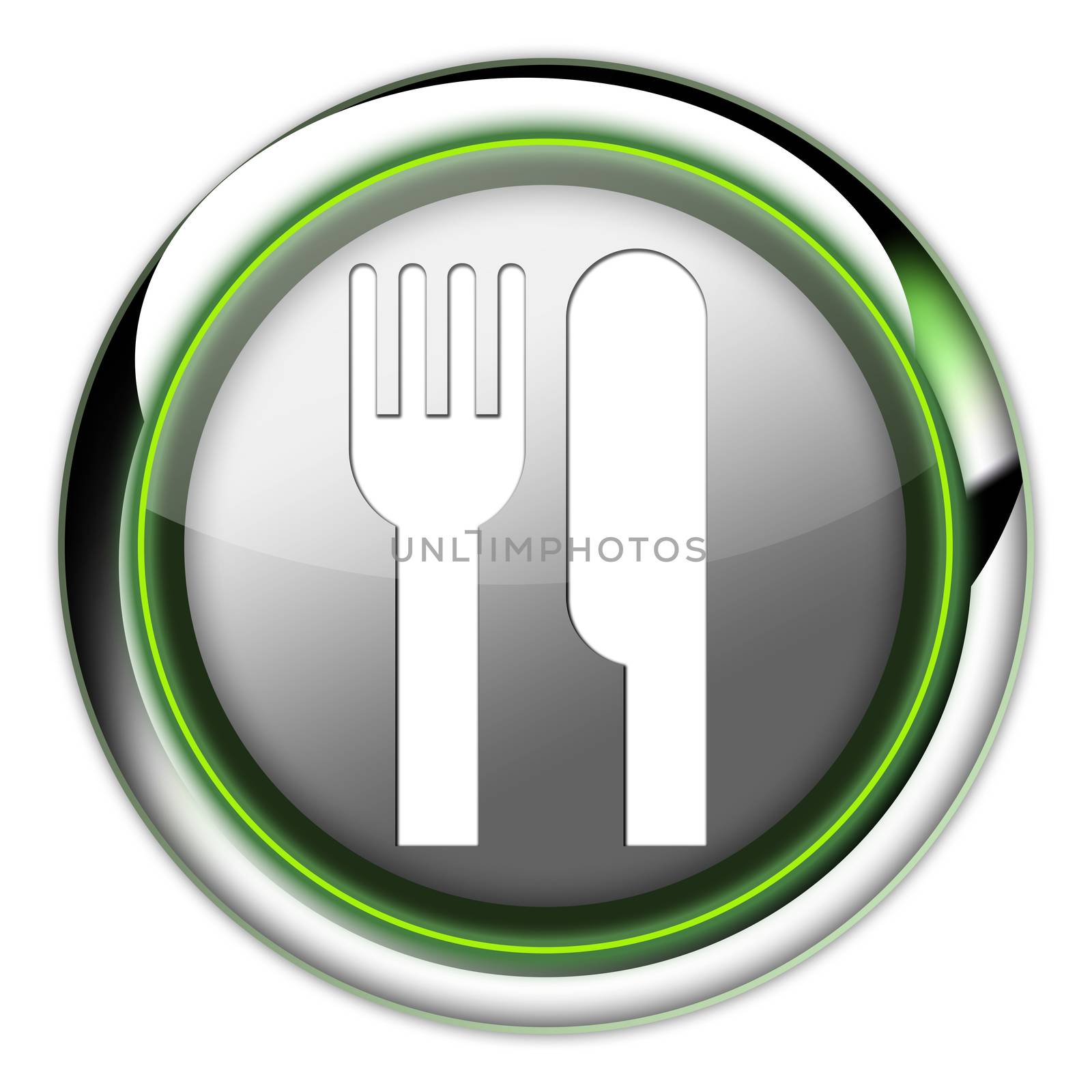 Icon, Button, Pictogram -Eatery, Restaurant- by mindscanner