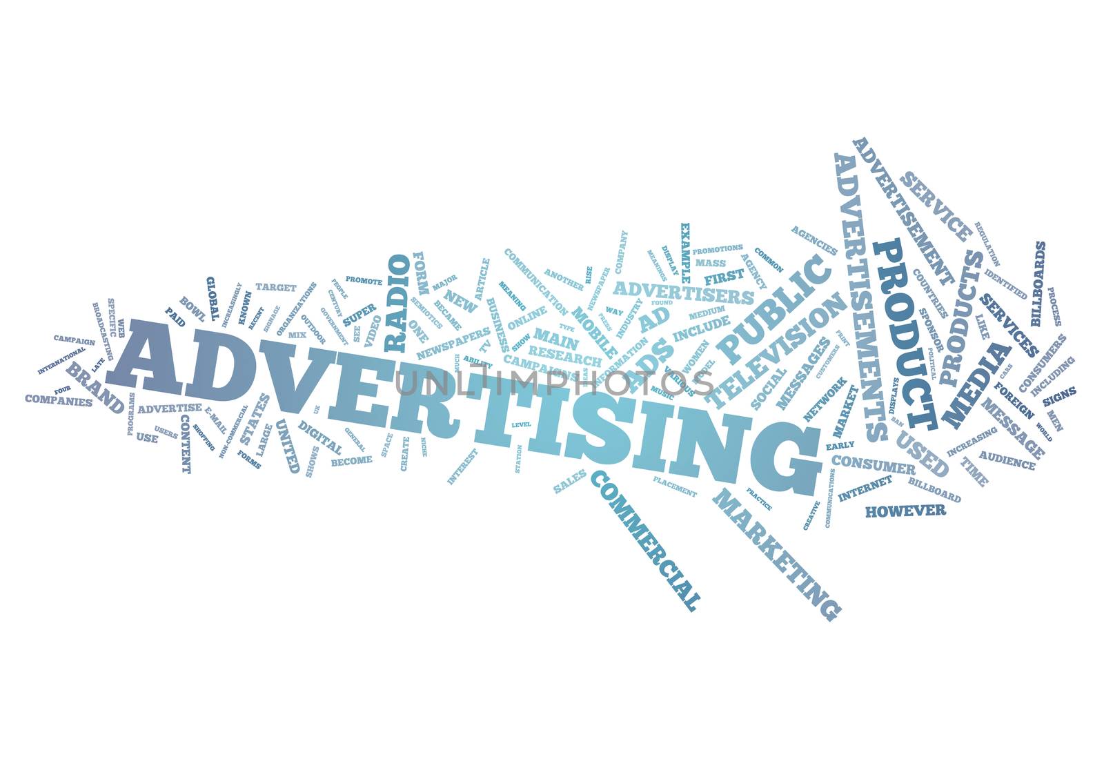 Word Cloud "Advertising" by mindscanner